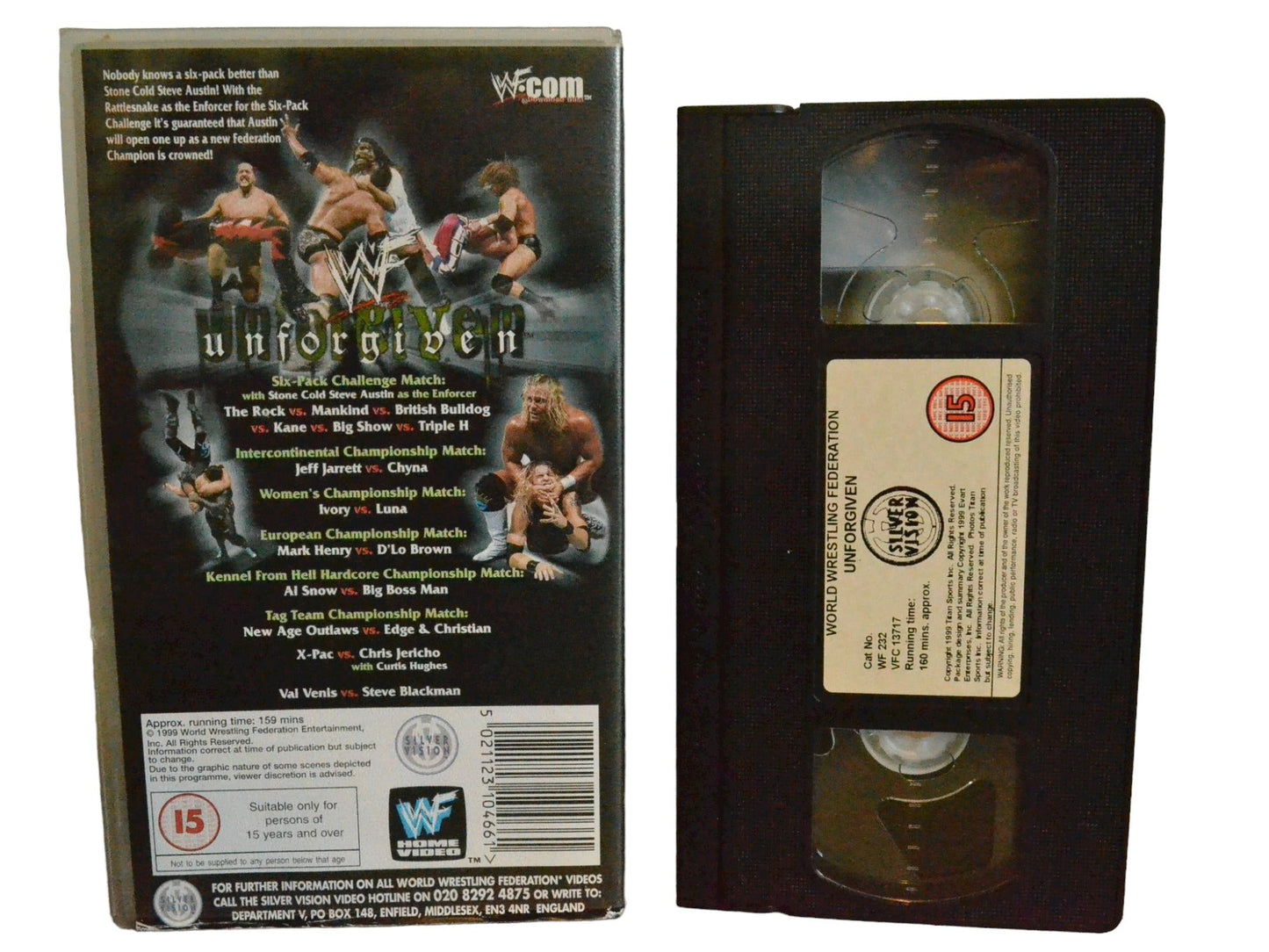 WWF: Unforgiven 1999 - Paul Levesque - World Wrestling Federation Home Video - Wrestling - PAL - VHS-