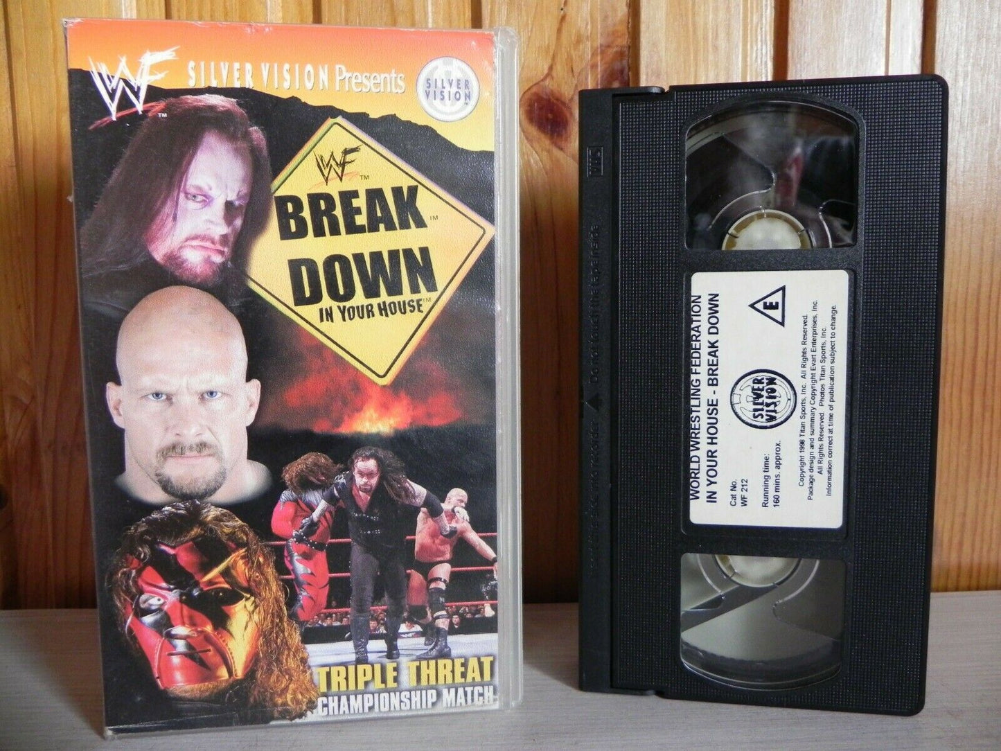 WWF Wrestling: Break Down In Your House - Edge VS Owen Hart - 160 Minutes - VHS-