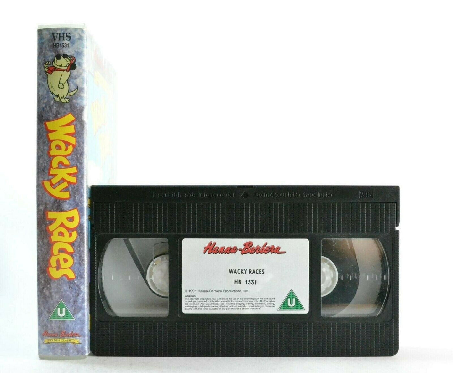 Wacky Races: Golden Classics - Dastardly And Muttley - Animated - Kids - Pal VHS-