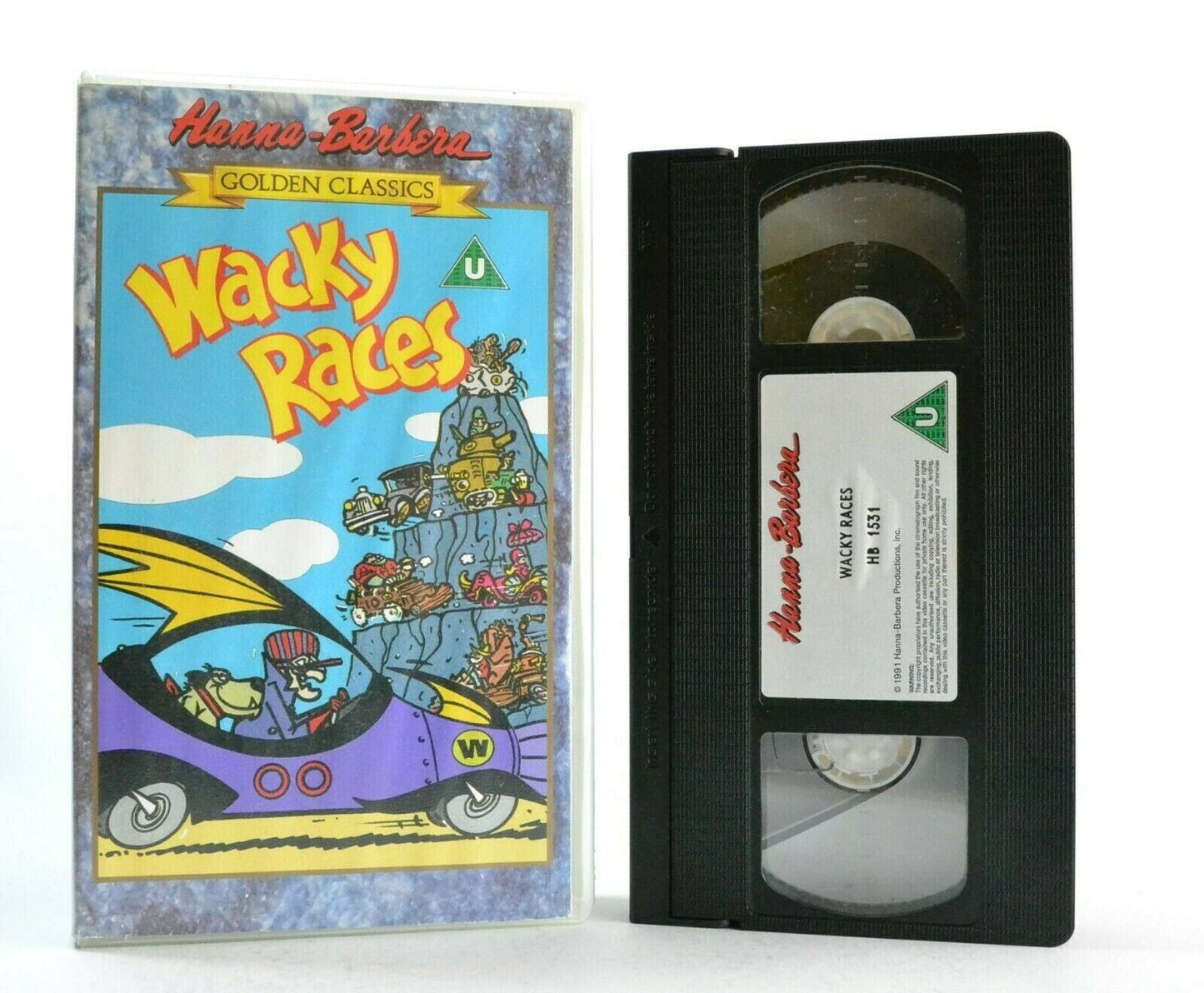 Wacky Races: Golden Classics - Dastardly And Muttley - Animated - Kids - Pal VHS-