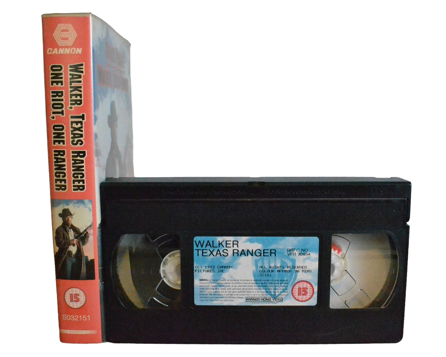 Walker, Texas Ranger - Chuck Norris - Warner Home Video - SO32151 - Action - Pal - VHS-