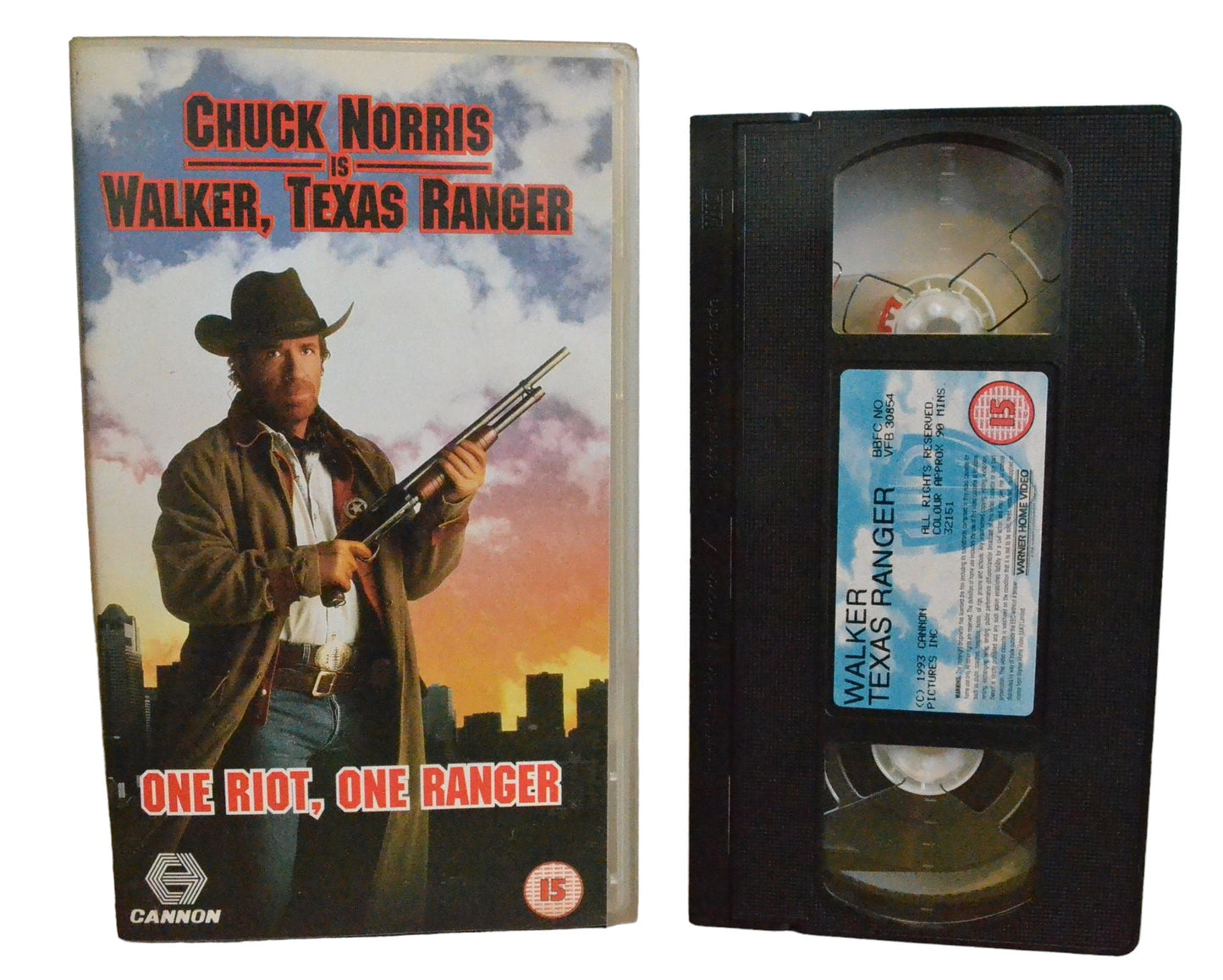 Walker, Texas Ranger - Chuck Norris - Warner Home Video - SO32151 - Action - Pal - VHS-