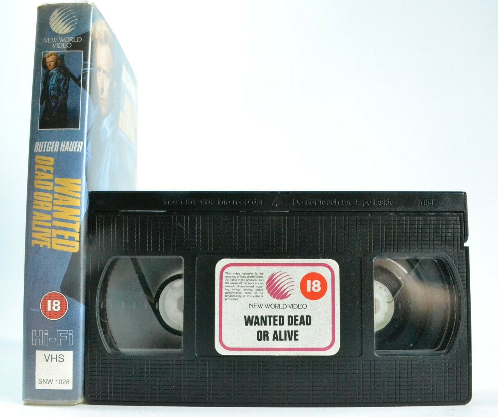 Wanted Dead Or Alive (1987) -<New World Video>- Action - Rutger Hauer - Pal VHS-