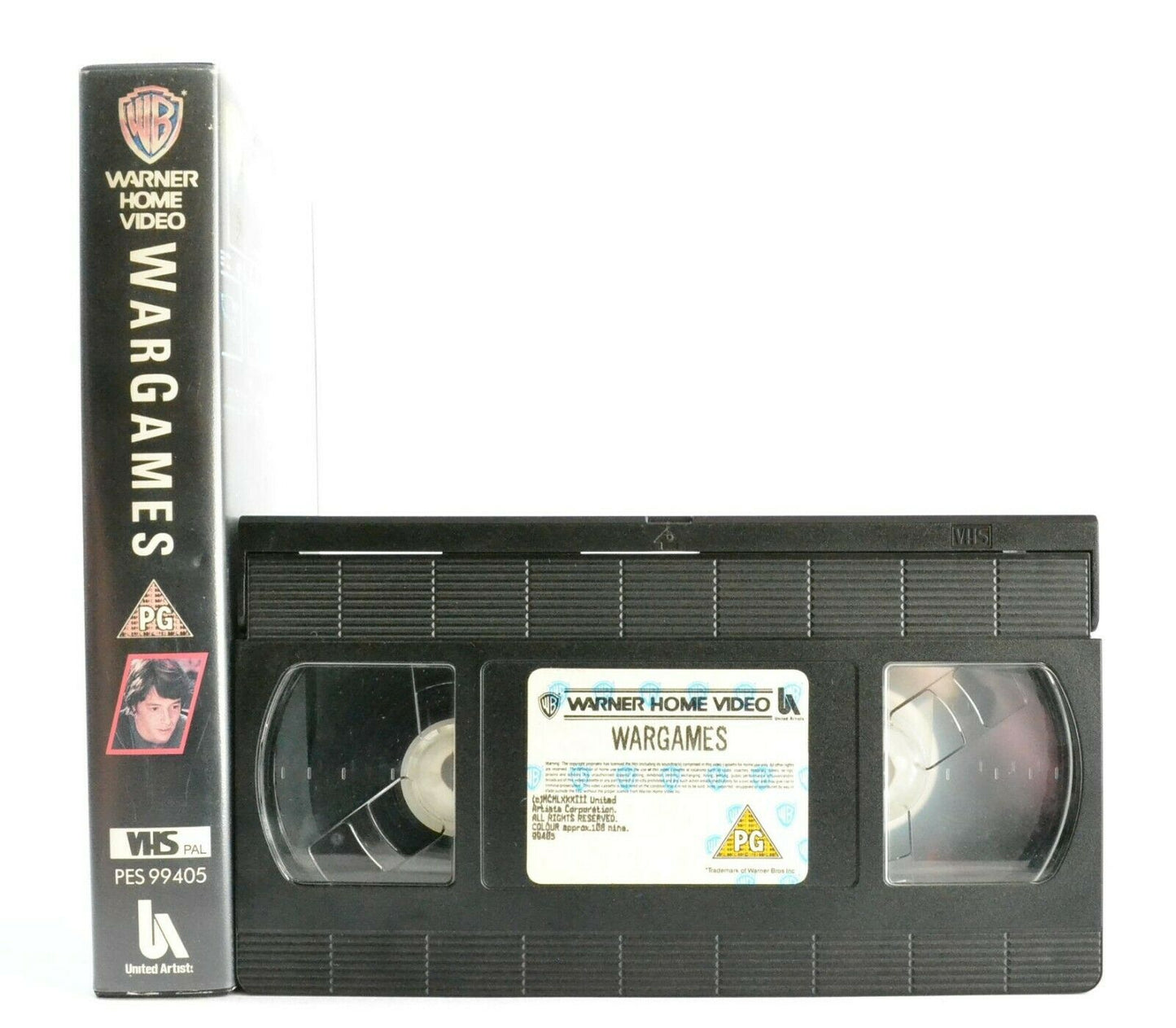 Wargames: Warner Home (1983) - Cold War/Sci-Fi - Matthew Broderick - Pal VHS-