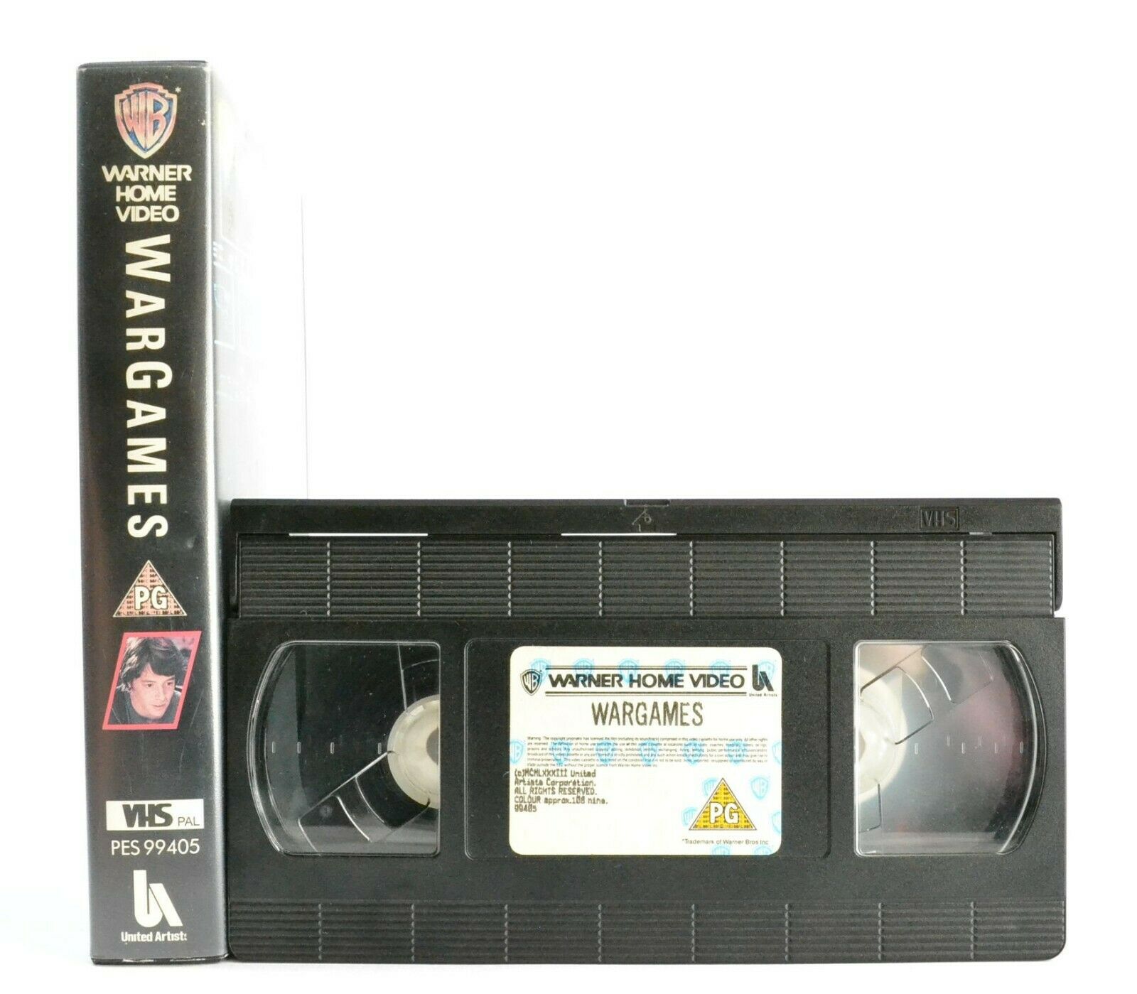 Wargames: Warner Home (1983) - Cold War/Sci-Fi - Matthew Broderick - Pal VHS-