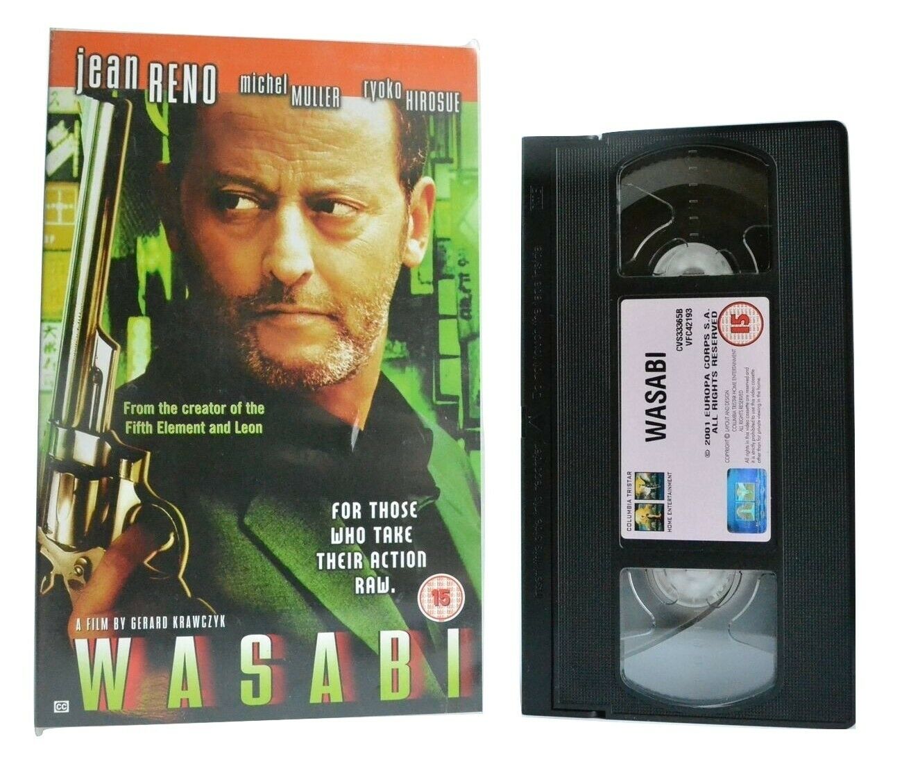 Wasabi (2001): French Action Comedy - Large Box - Jean Reno/Michel Muller - VHS-