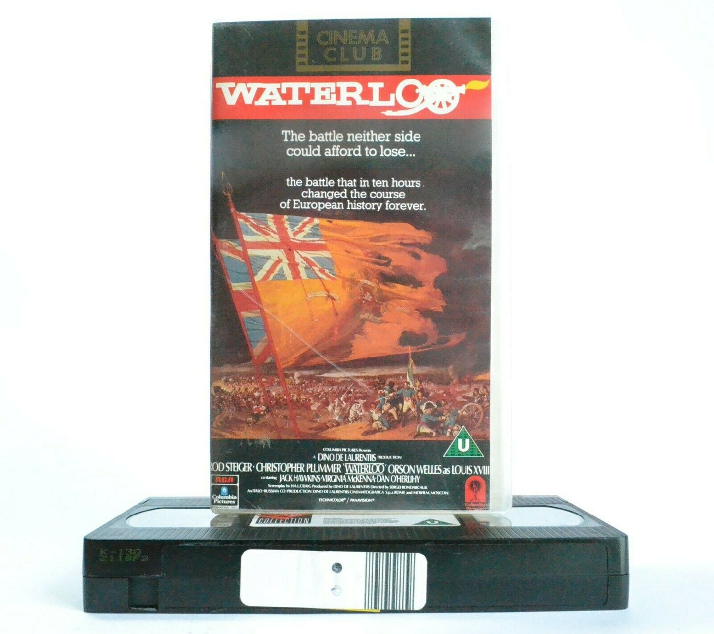 Waterloo: Napoleon's Exile To Alba (1814) - R.Steiger - War Epic - Pal VHS-