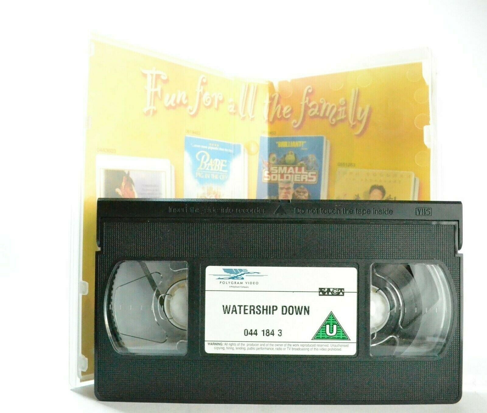 Watership Down: Based On R.Adams Novel - Classic Animation - Children's - VHS-