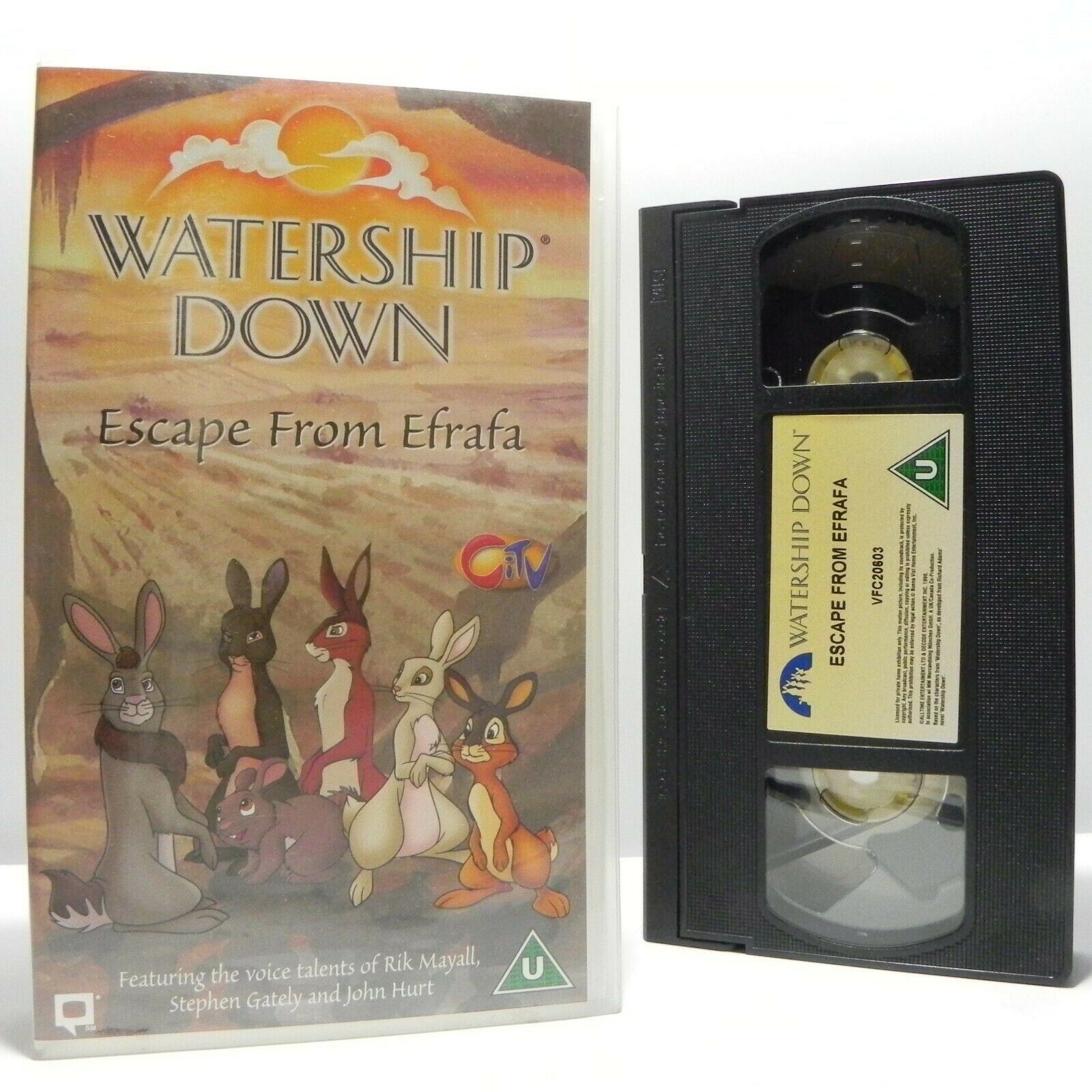 Watership Down: Escape From Efrafa - Classic Animation - Children's - Pal VHS-