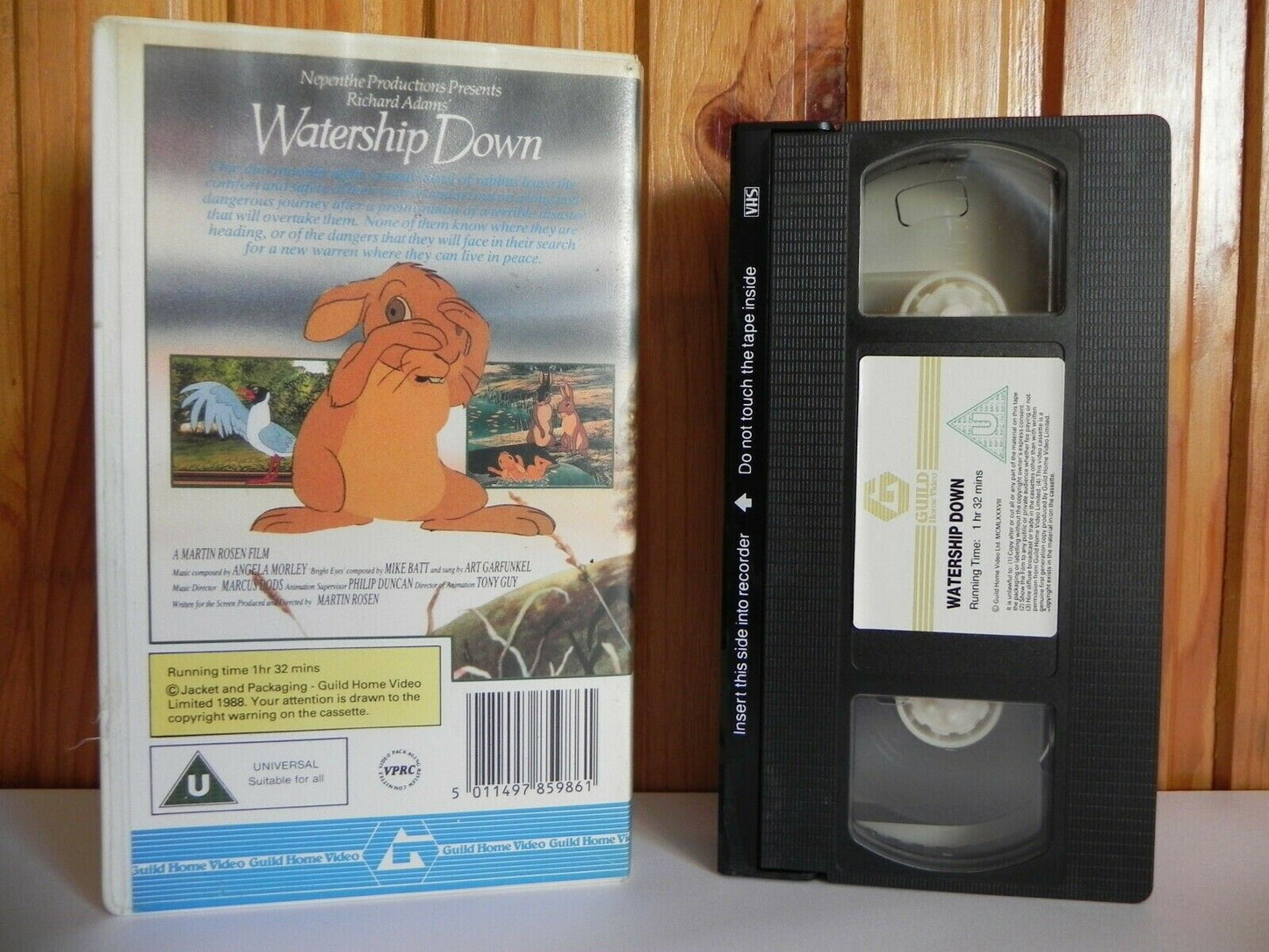 Watership Down - Guild Home - Adventure - Animation - Children's - Pal VHS-