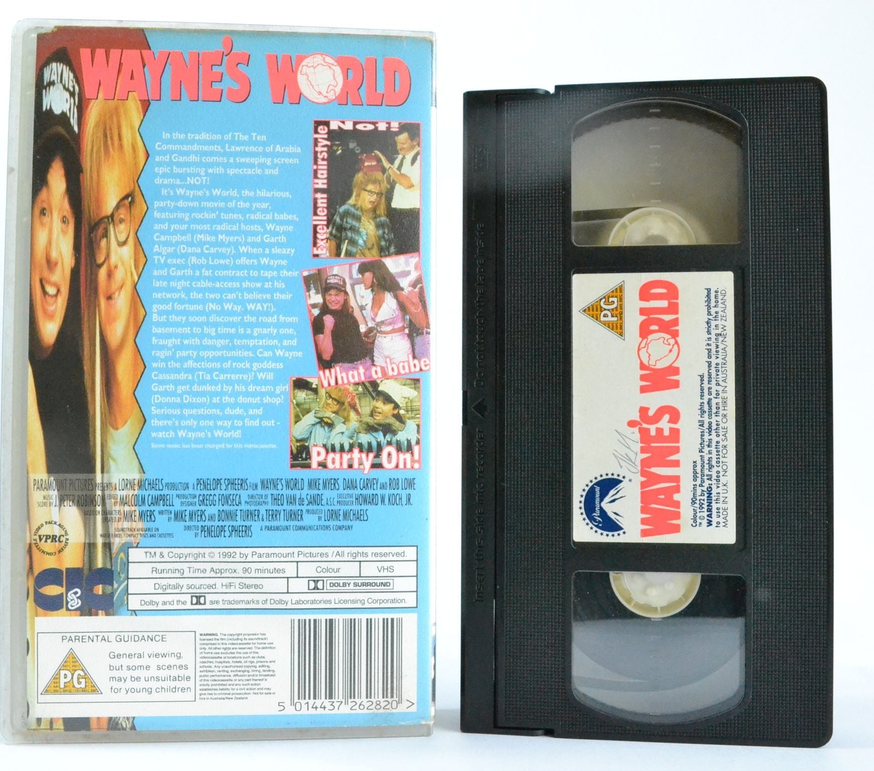 Wayne’s World: (1992) Pure Mentalism - Myers & Carvey - T.V. Show - Comedy - VHS-