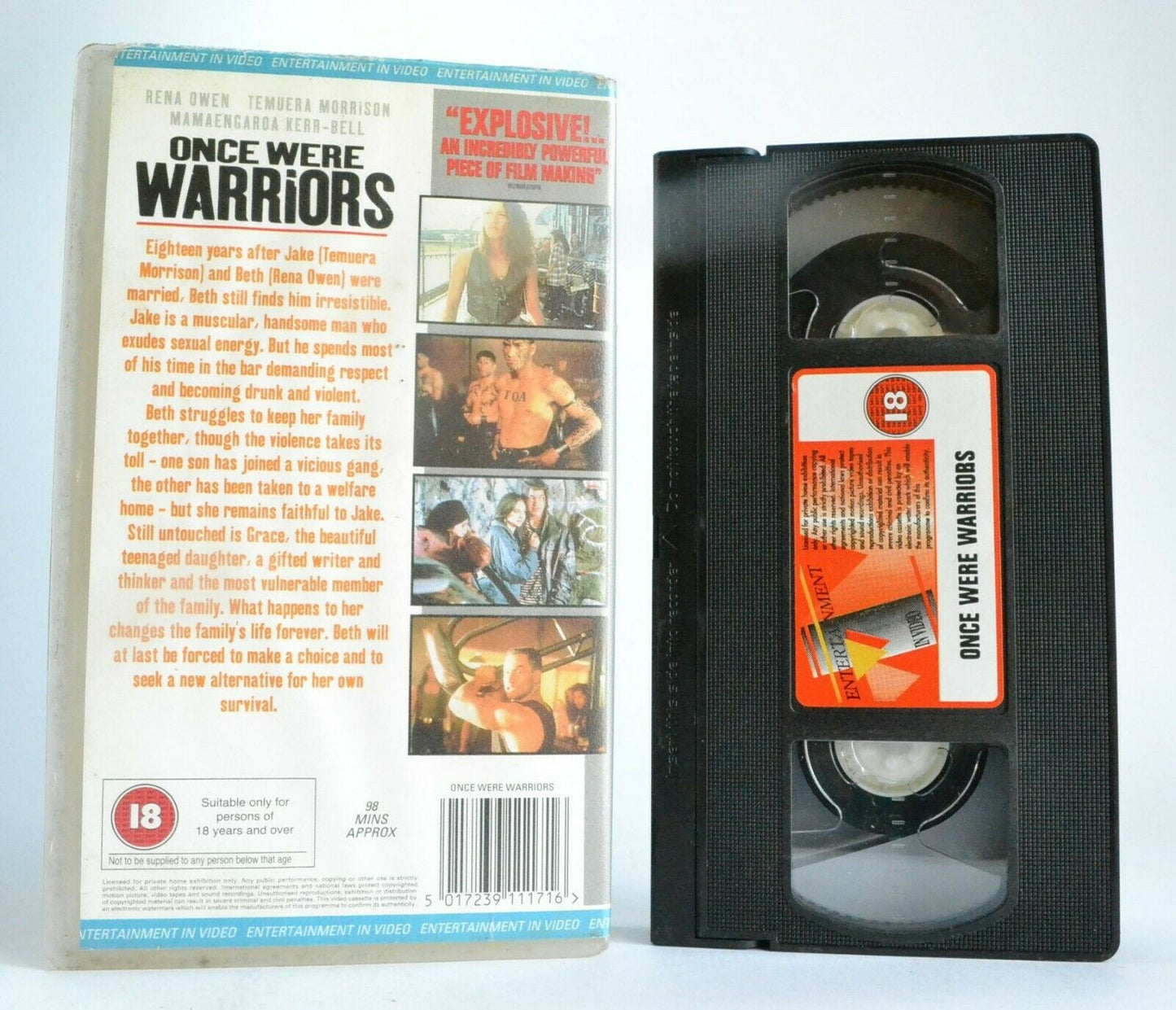 We Were Warriors: Gritty Māori Drama - New Zealand (Alan Duff) - Tamahori - VHS-