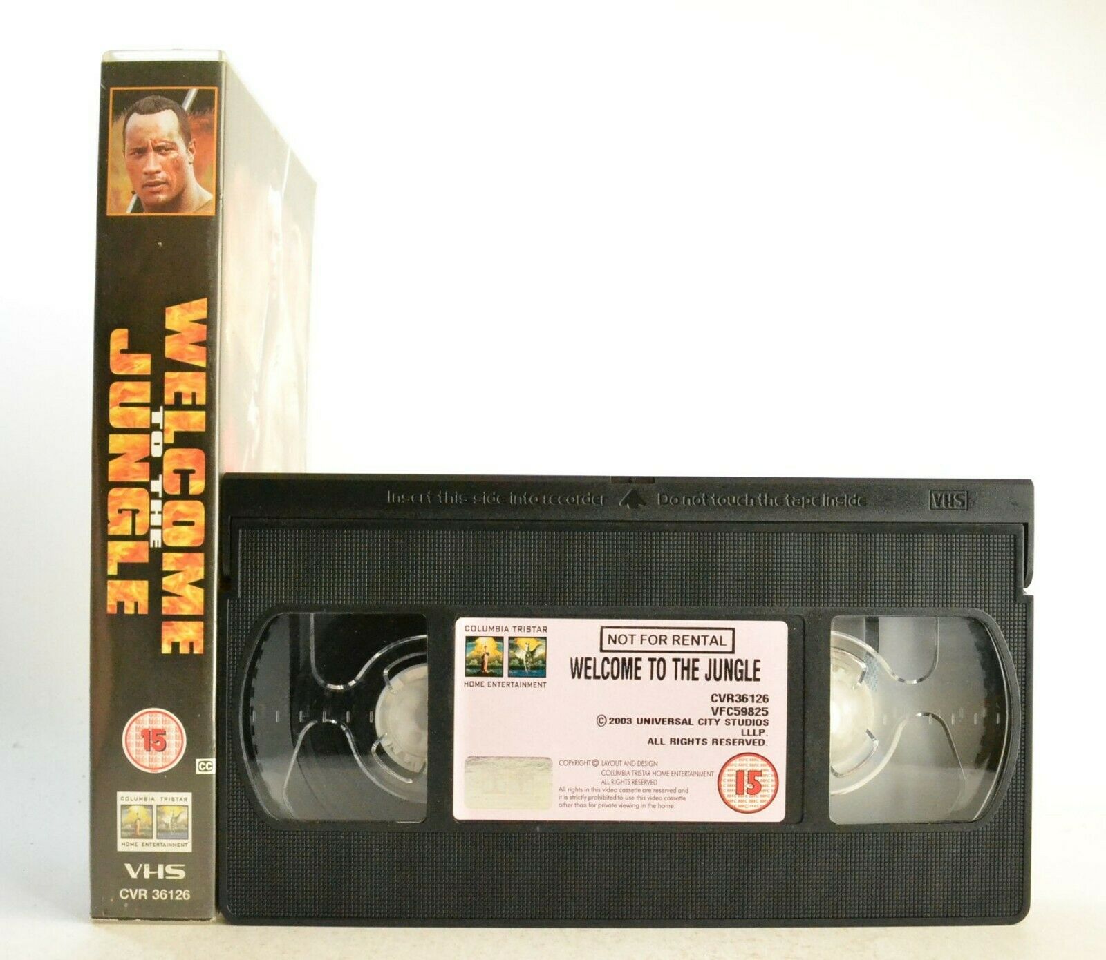 Welcome To The Jungle: Action/Adventure (2003) - Director's Cut - The Rock - VHS-