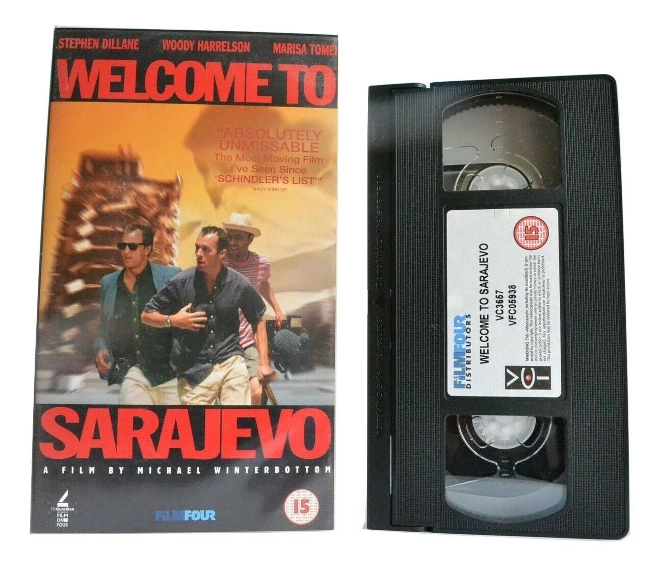 Welcome to Sarajevo: British War Film (1997) Natasha's Story - W.Harrelson - VHS-