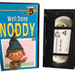 Well Done Noddy - Richard Briers - Universal - Childrens - Pal - VHS-