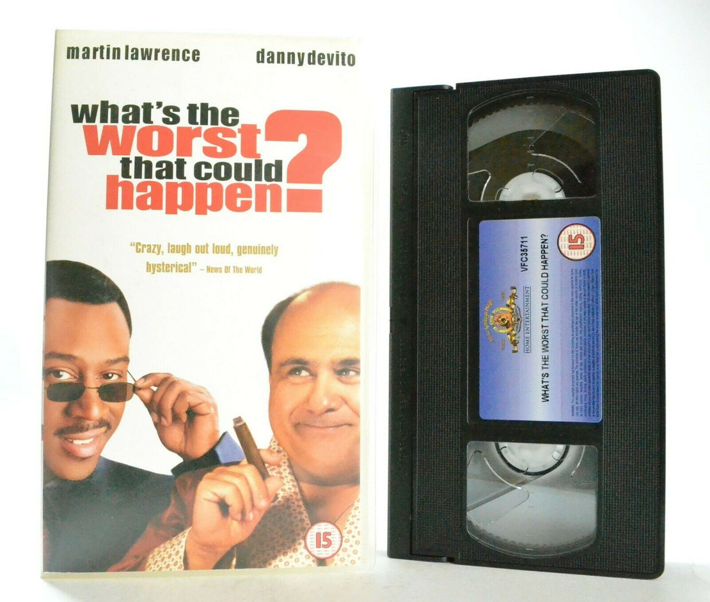 What's The Worst That Could Happen?: Comedy (2001) - M.Lawrence/D.DeVito - VHS-