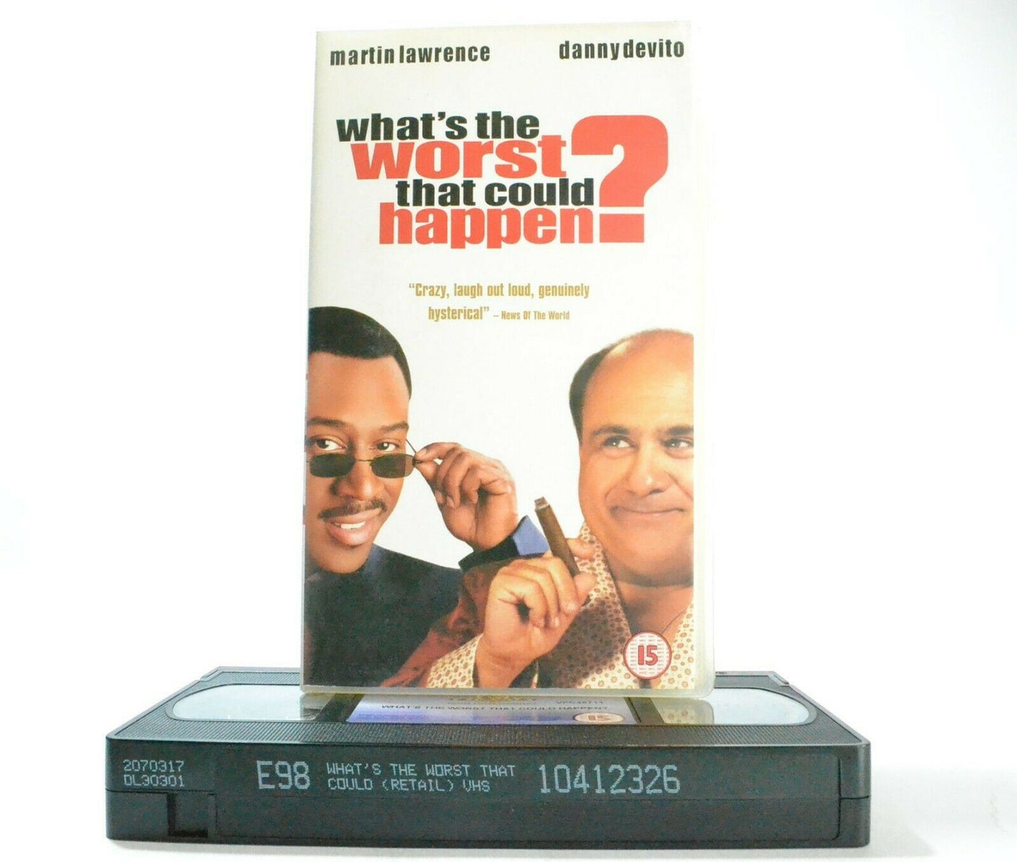 What's The Worst That Could Happen?: Comedy (2001) - M.Lawrence/D.DeVito - VHS-