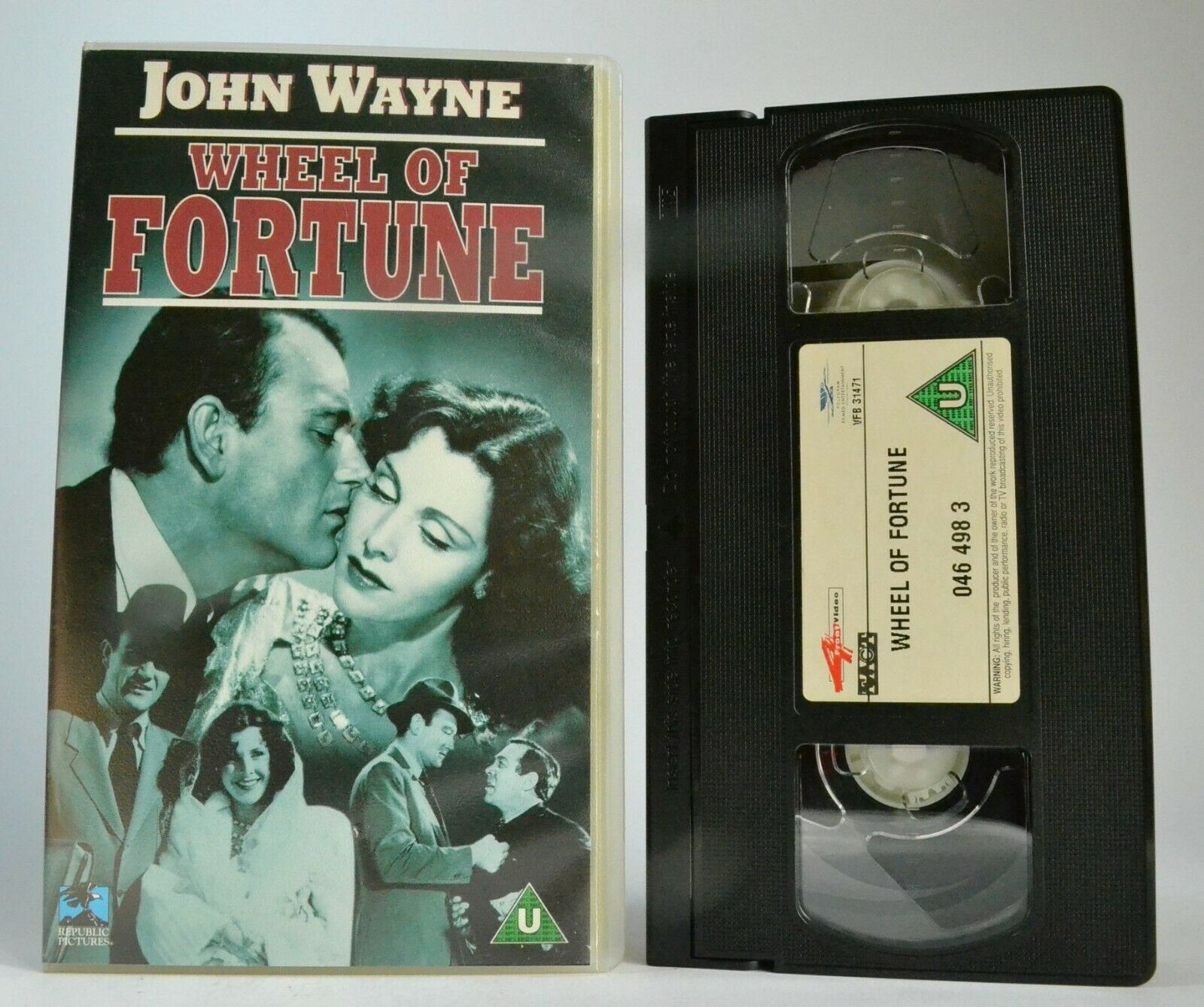 Wheel Of Fortune [aka A Man Betrayed]; (1942): Drama - John Wayne - Pal VHS-