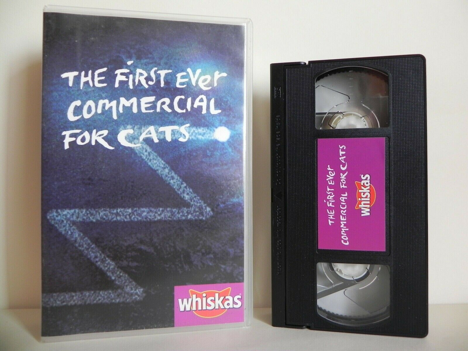 Whiskas -The First Ever Commercial For Cats - British TV - Large Box - VHS-