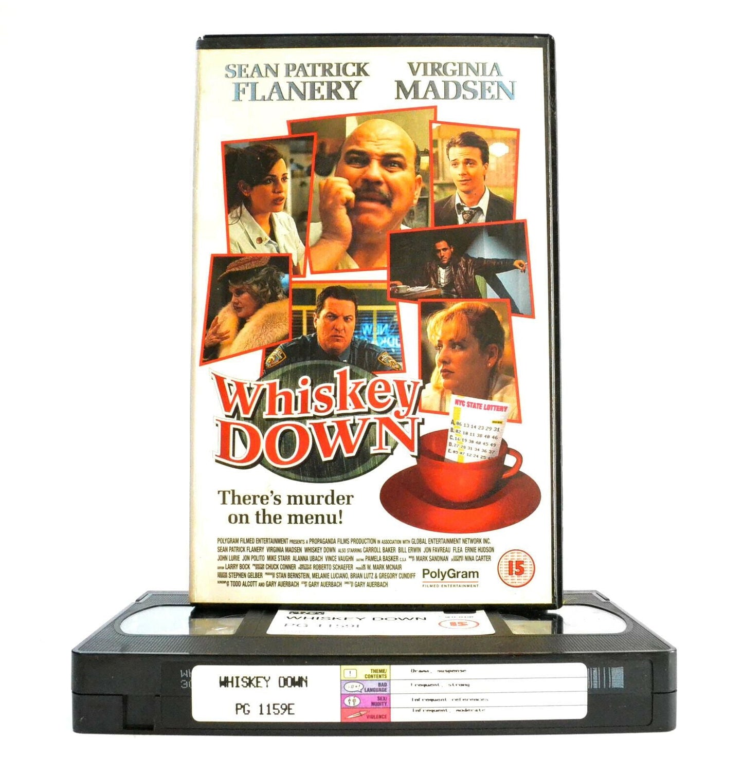 Whiskey Down: Suspense Drama - Large Box - Ex-Rental - Virginia Madsen - Pal VHS-