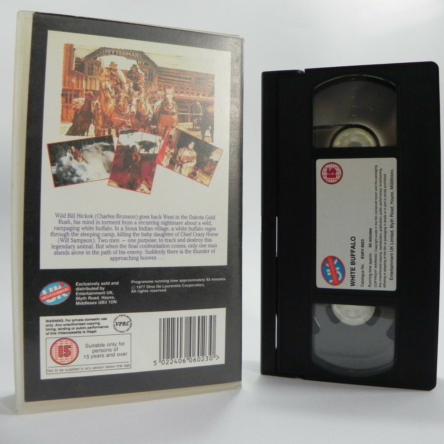 White Buffalo: Western Classic (1977) - Charles Bronson/Kim Novak - Pal VHS-