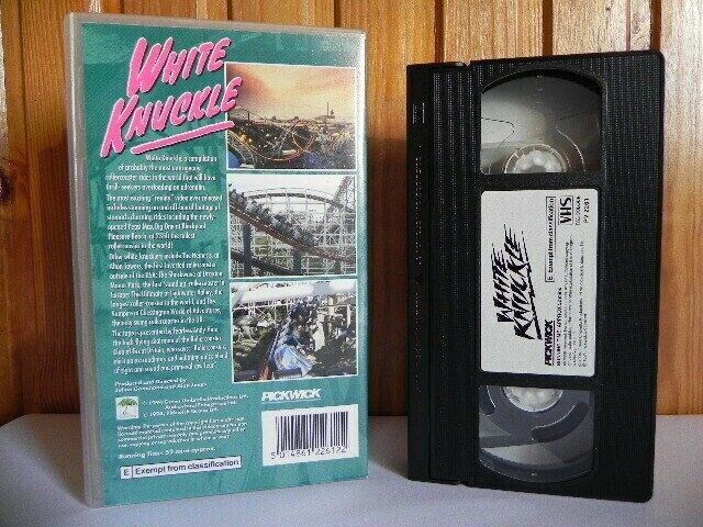 White Knuckle - Rollercoaster Rides - Stunning Footage - Raw Fear - Pal VHS-