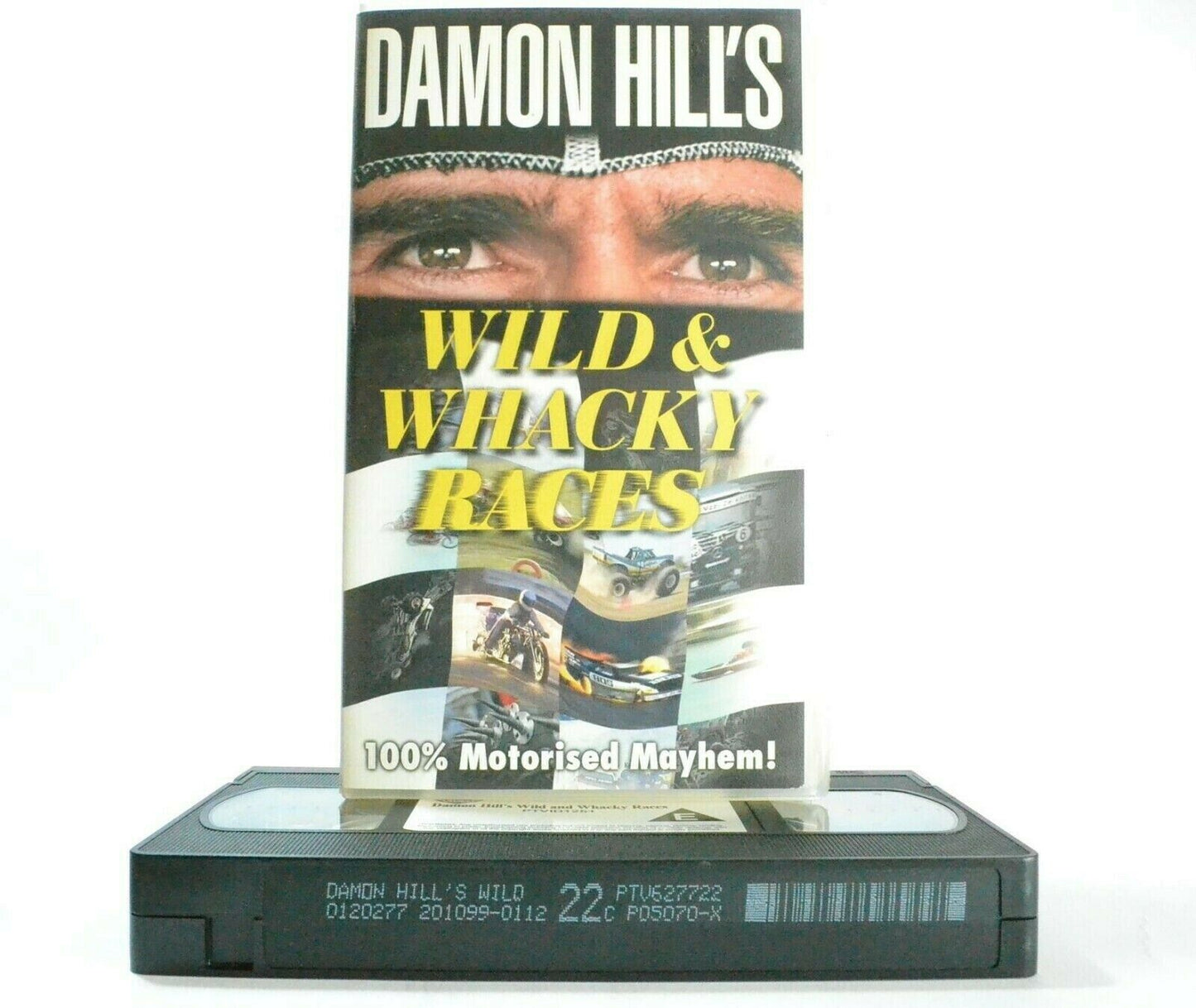 Wild And Whacky Races: By Damon Hill - Drag Bikes - Jet Cars - Racings - Pal VHS-