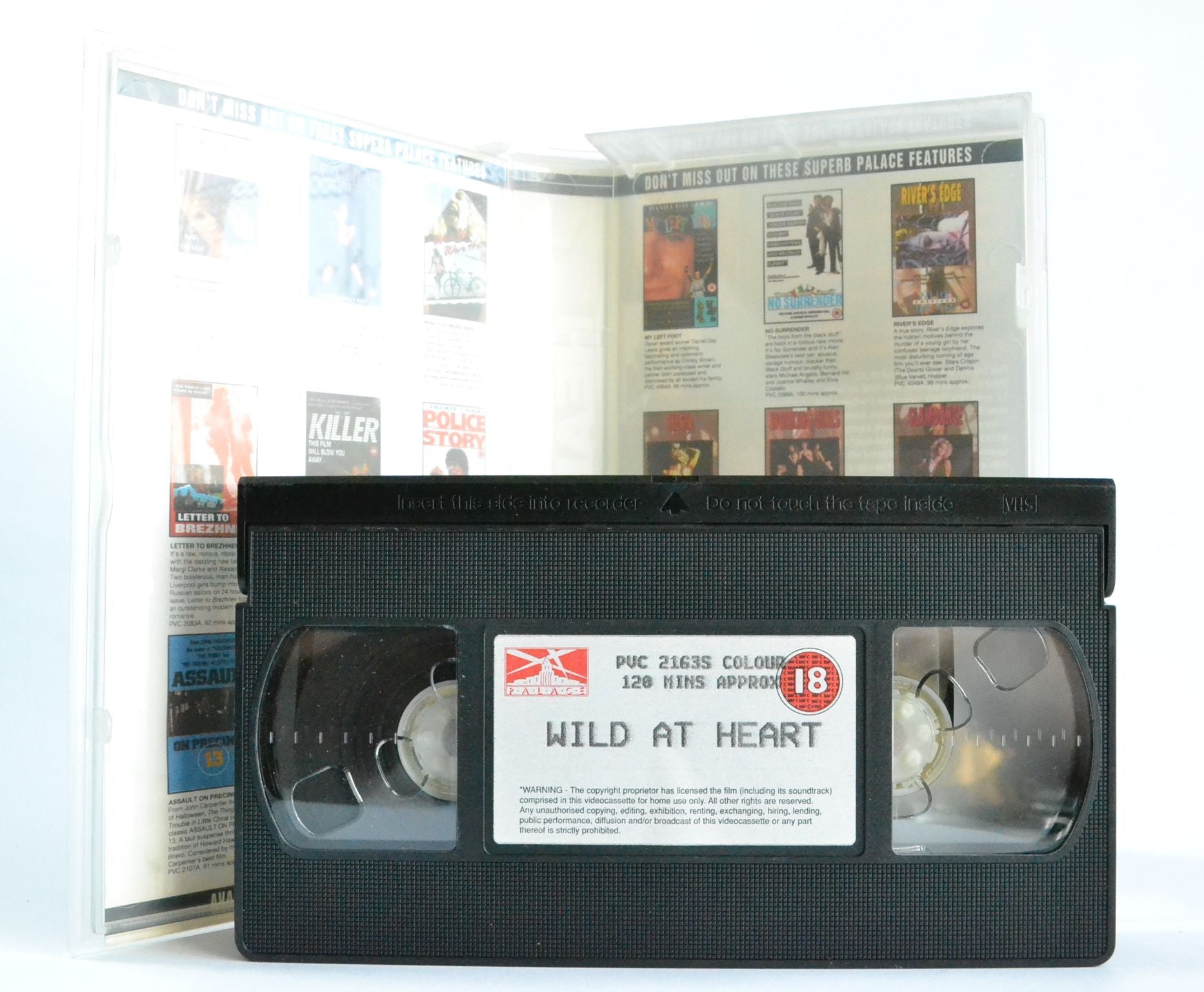 Wild At Heart: David Lynch - Nicolas Cage - Laura Dern - Danger Sex Violence - VHS-