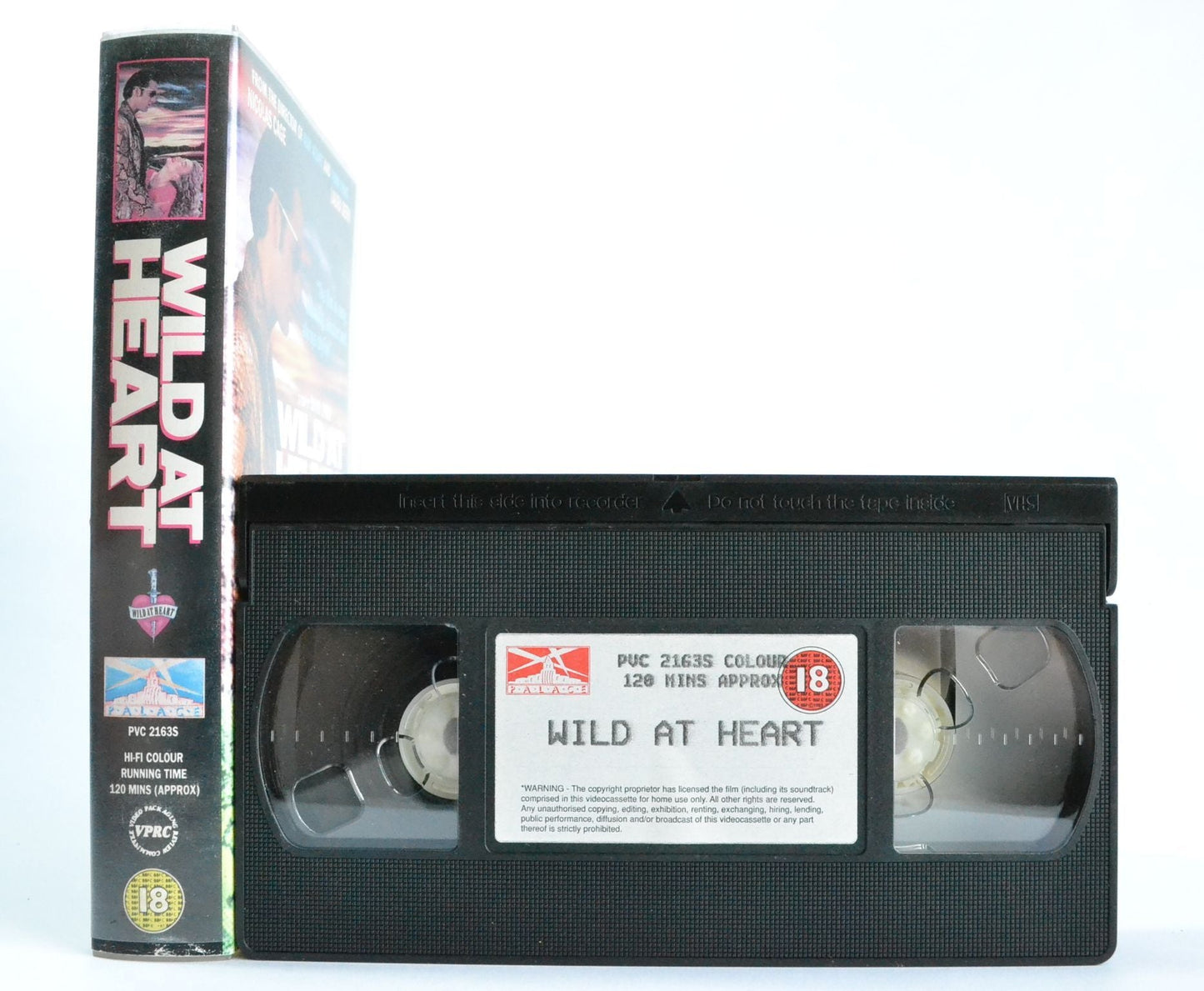 Wild At Heart: David Lynch - Nicolas Cage - Laura Dern - Danger Sex Violence - VHS-