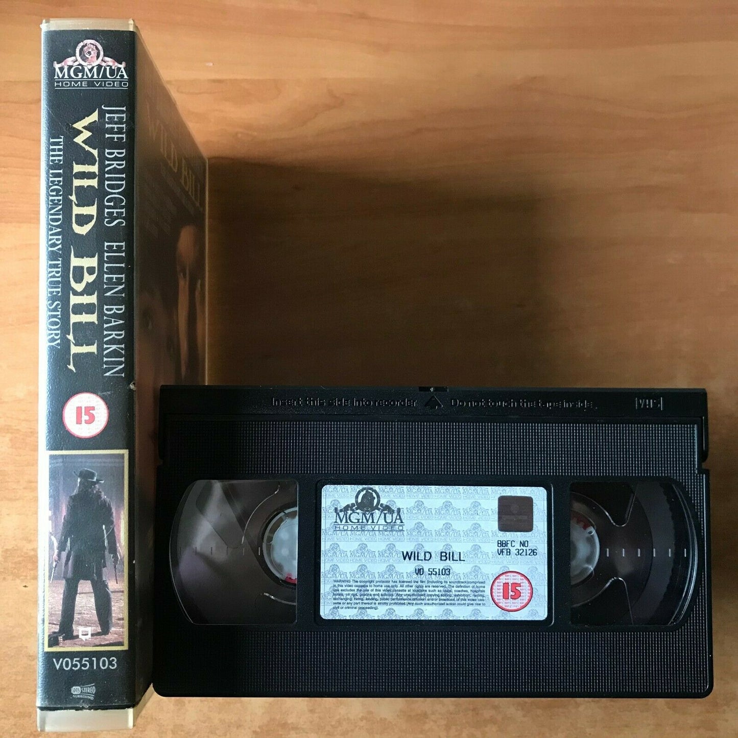 Wild Bill: Biographical Western [Large Box] Jeff Bridges / Ellen Barkin - VHS-