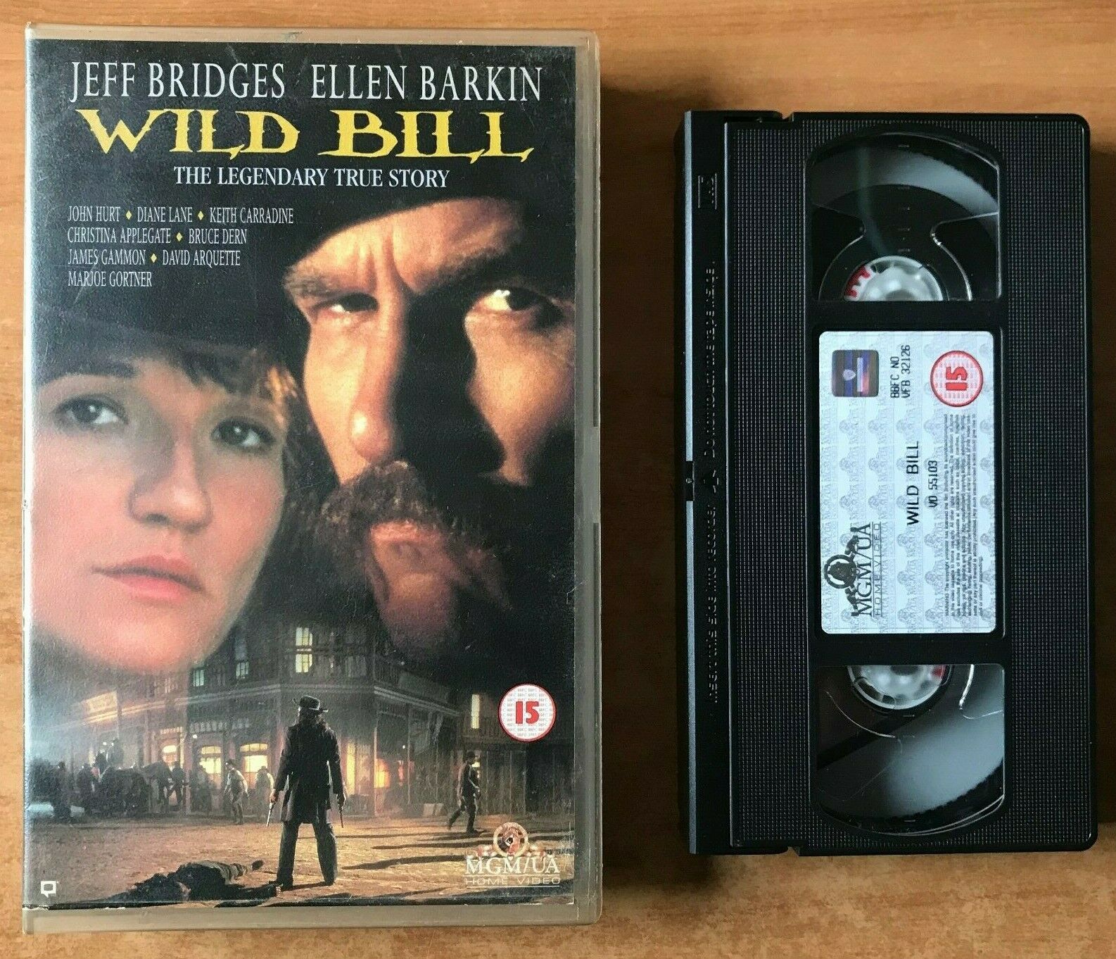 Wild Bill: Biographical Western [Large Box] Jeff Bridges / Ellen Barkin - VHS-