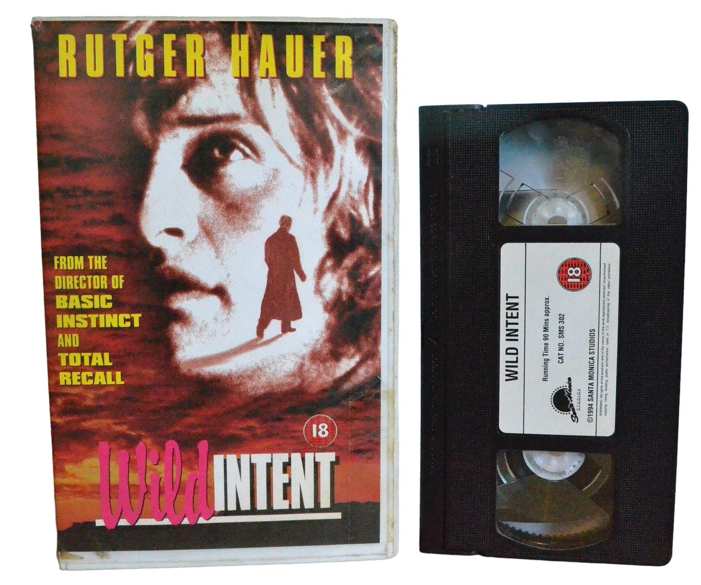 Wild Intent - Rutger Hauer - Santa Monica Studios - Drama - Large Box - Pal VHS-