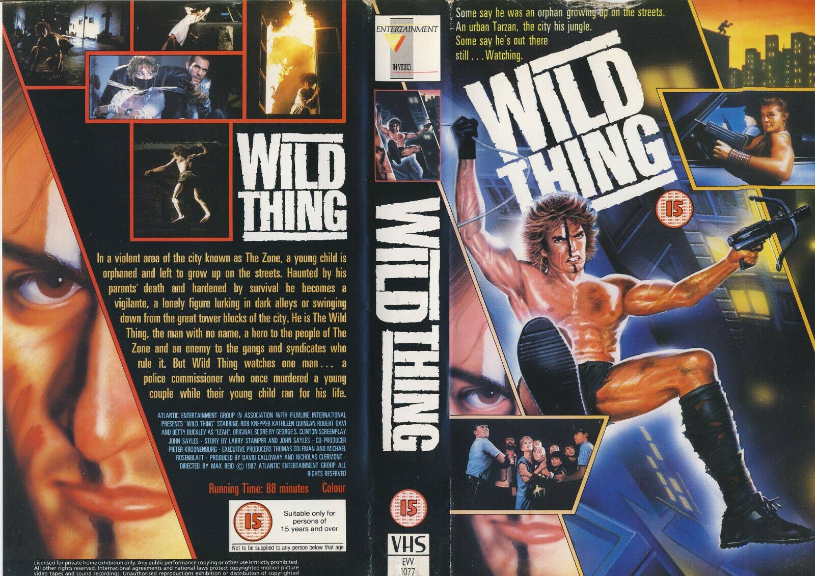 Wild Thing - Entertainment In Video - Action - Rob Knepper - Betty Buckley - VHS-