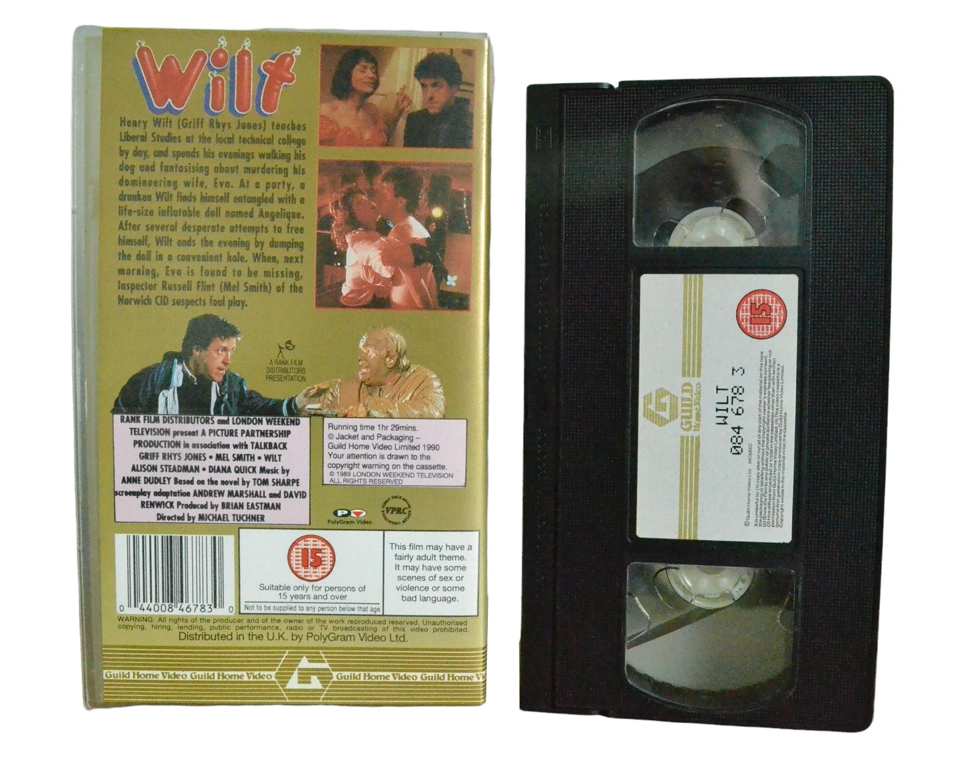 Wilt - Grift Rhys Jones - Guild Home Video - Vintage - Pal VHS-