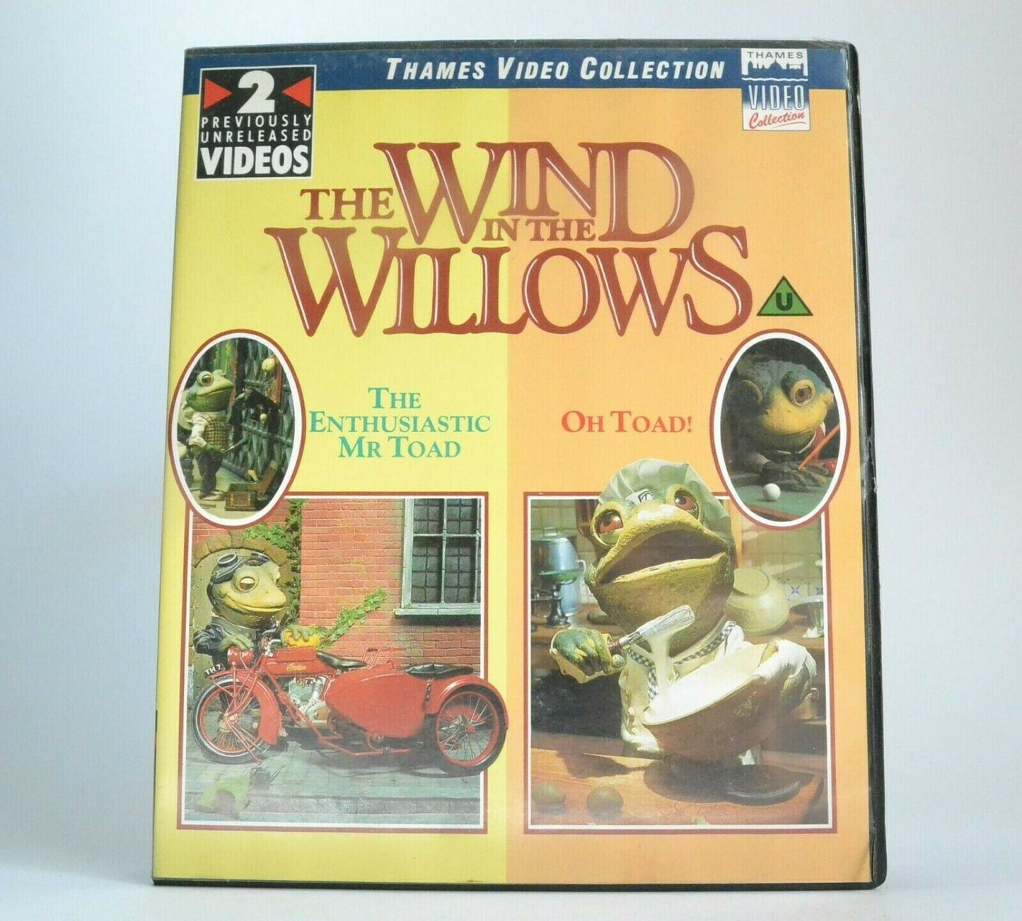 Wind In The Willows: 2x - Enthusiastic Mr. Toad / Oh Toad - Video Collection VHS-