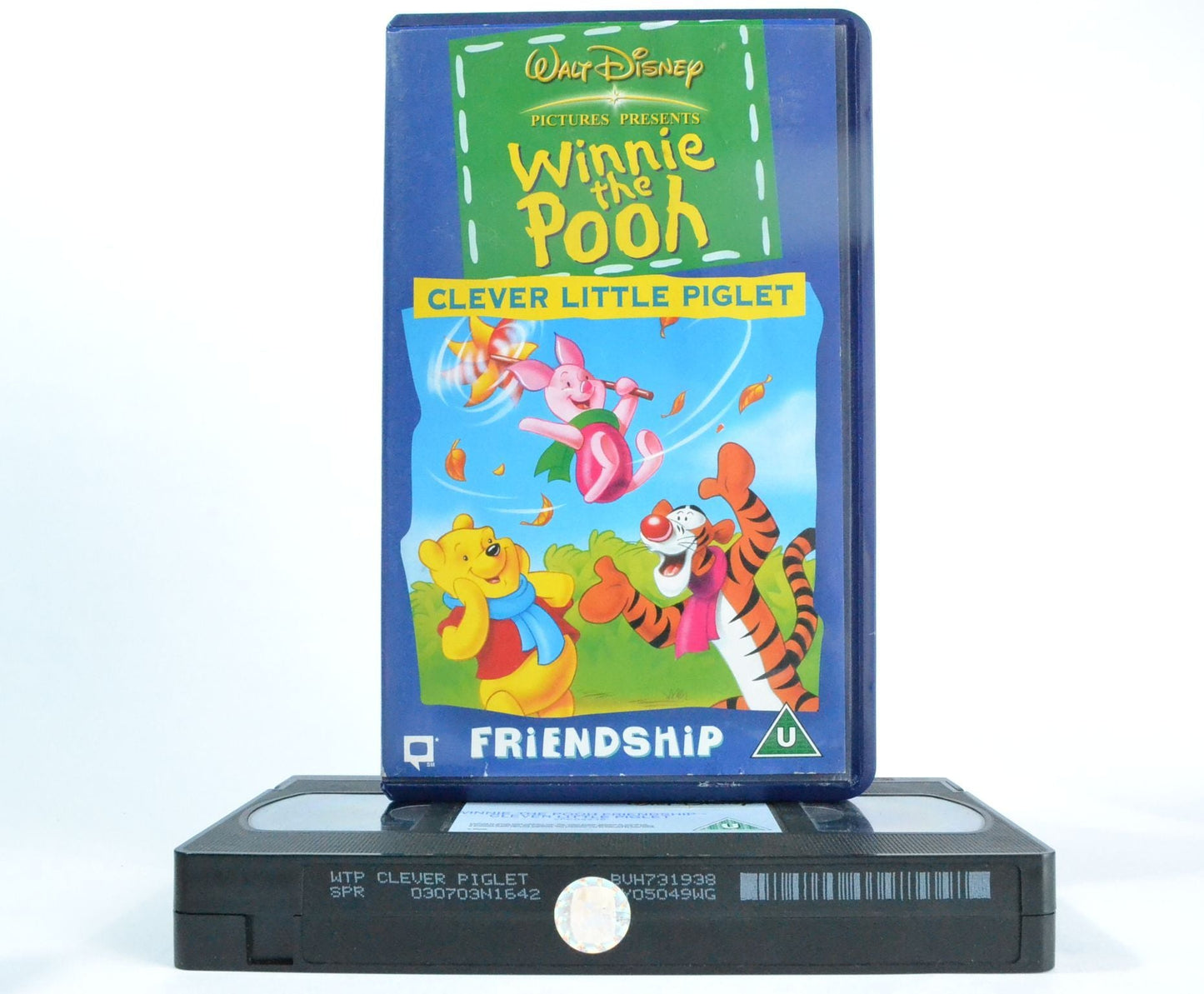 Winnie The Pooh: Clever Little Piglet - Friendship - Disney Educ Animation - VHS-