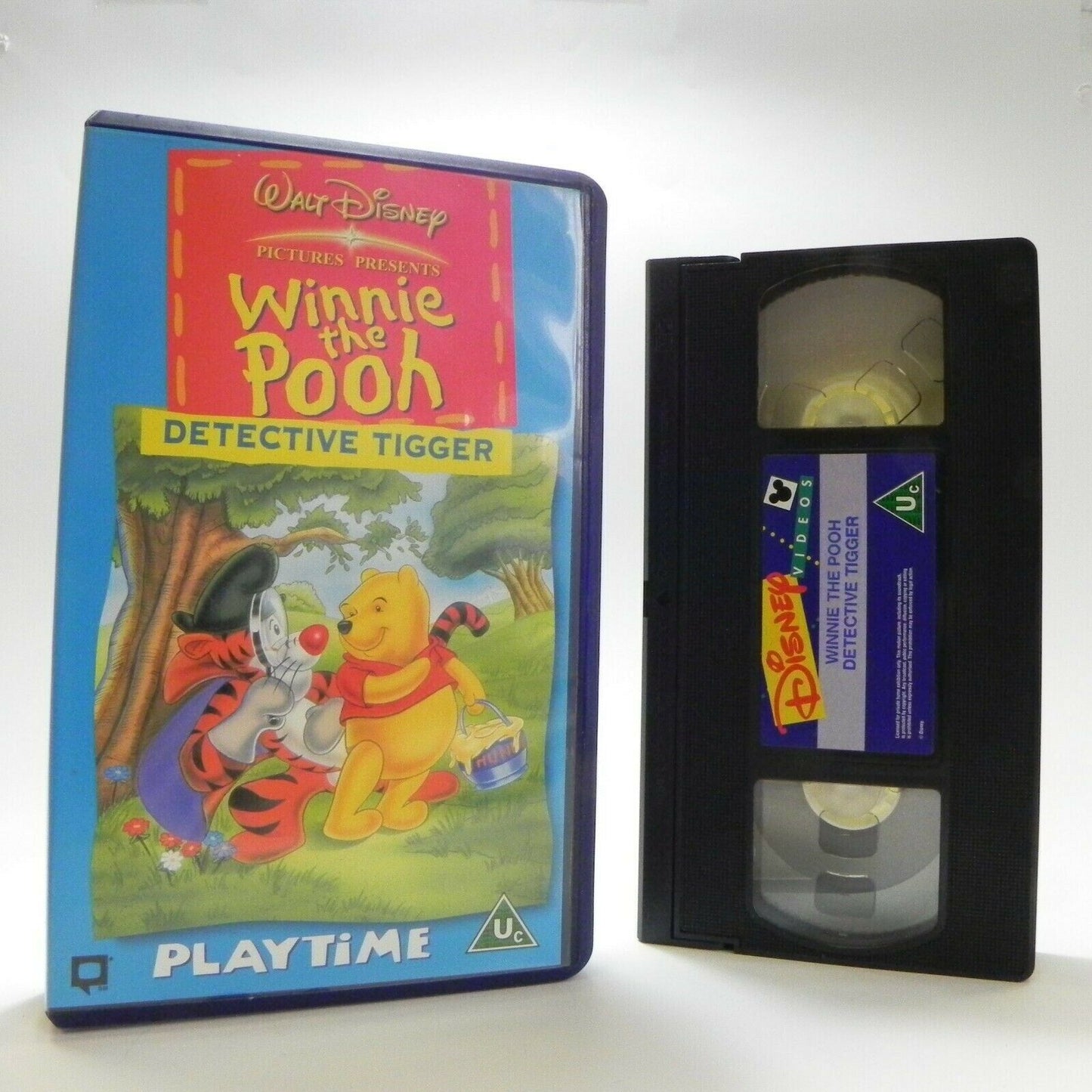 Winnie The Pooh: Detective Tigger - Playtime - Animated - Children's - Pal VHS-