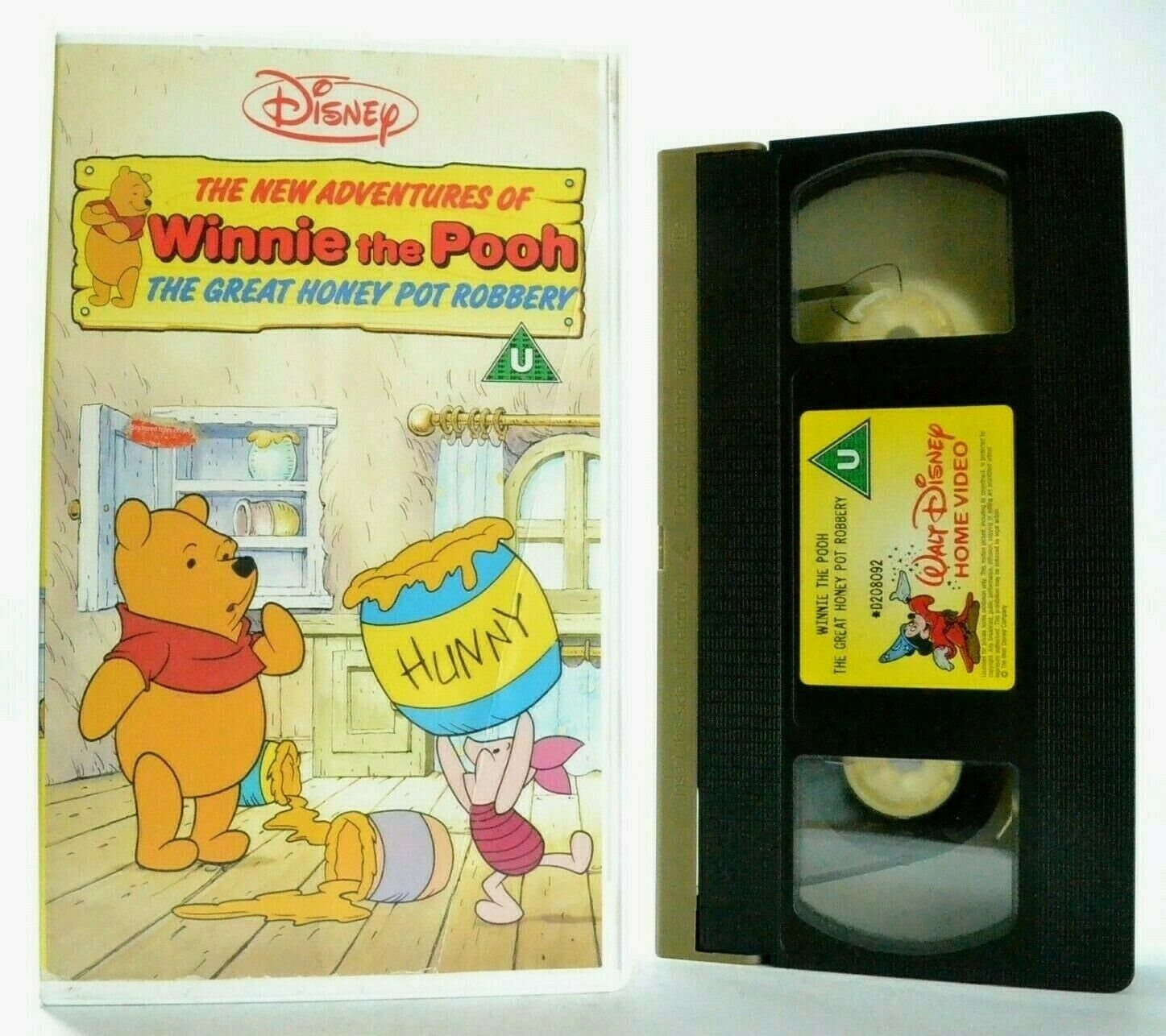 Winnie The Pooh: The Great Honey Pot Robbery - A.A.Milne Classic - Kids - VHS-