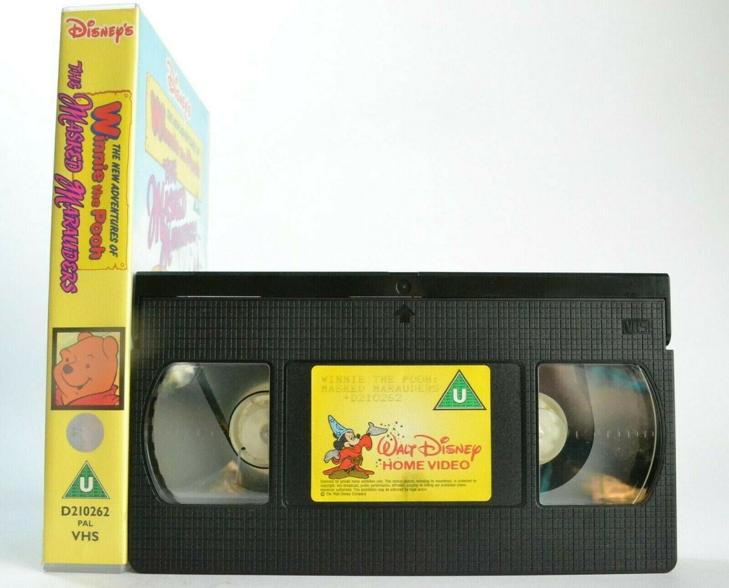 Winnie The Pooh: The Masked Marauders - Animated Adventures - Children's - VHS-