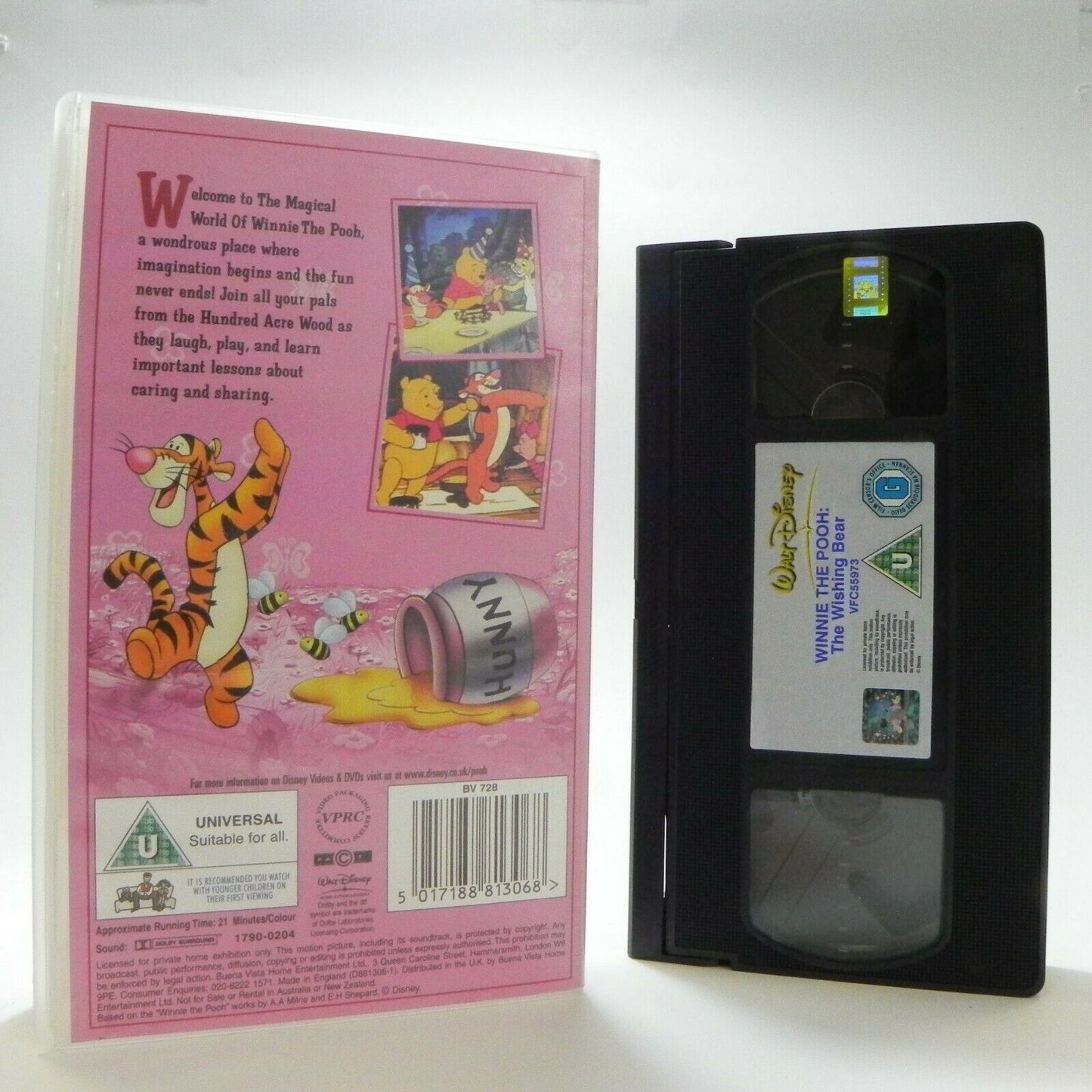 Winnie The Pooh: The Wishing Bear - Walt Disney - Animated - Children's - VHS-