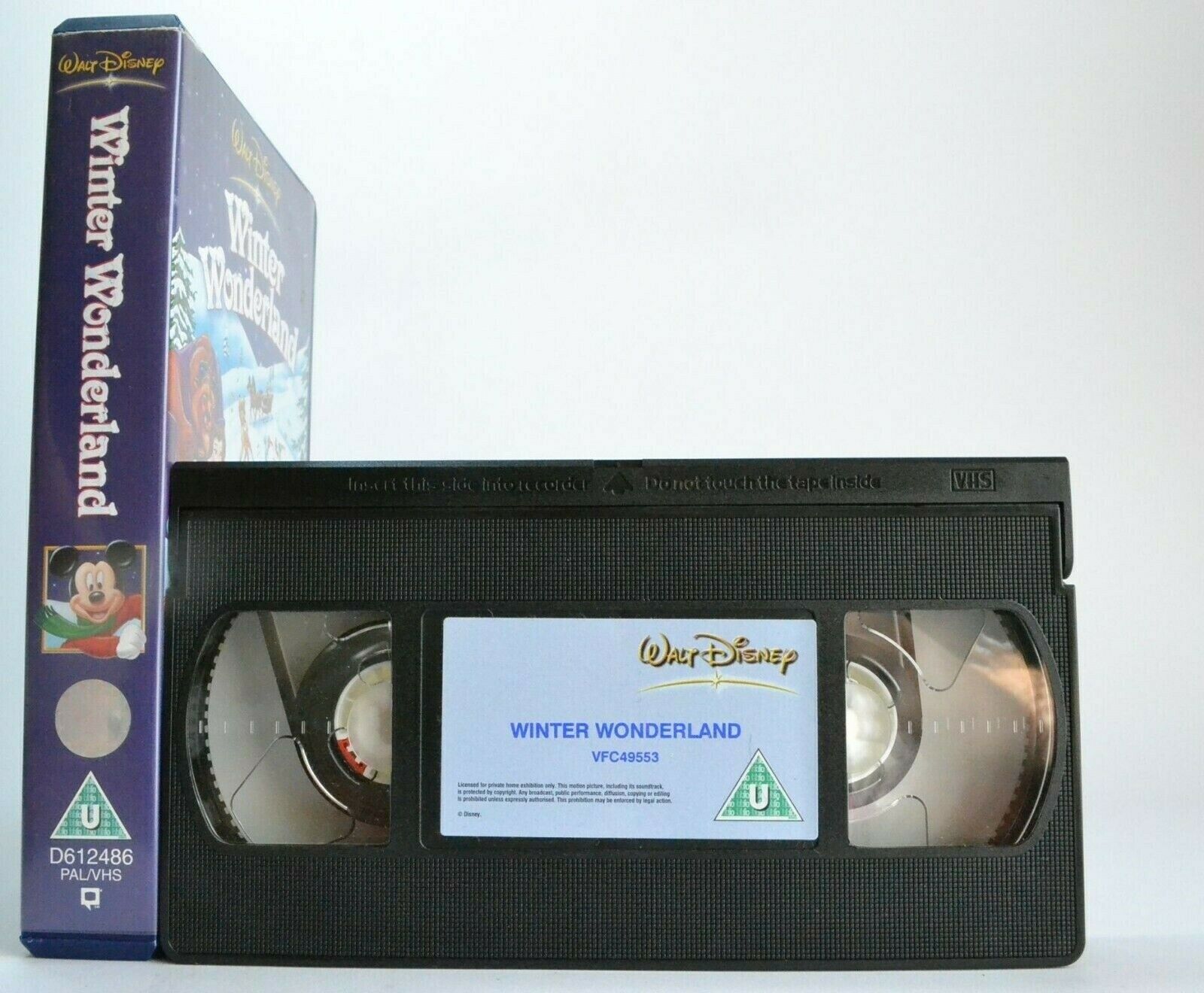 Winter Wonderland: Christmas Moments - Walt Disney - Animated - Children's - VHS-