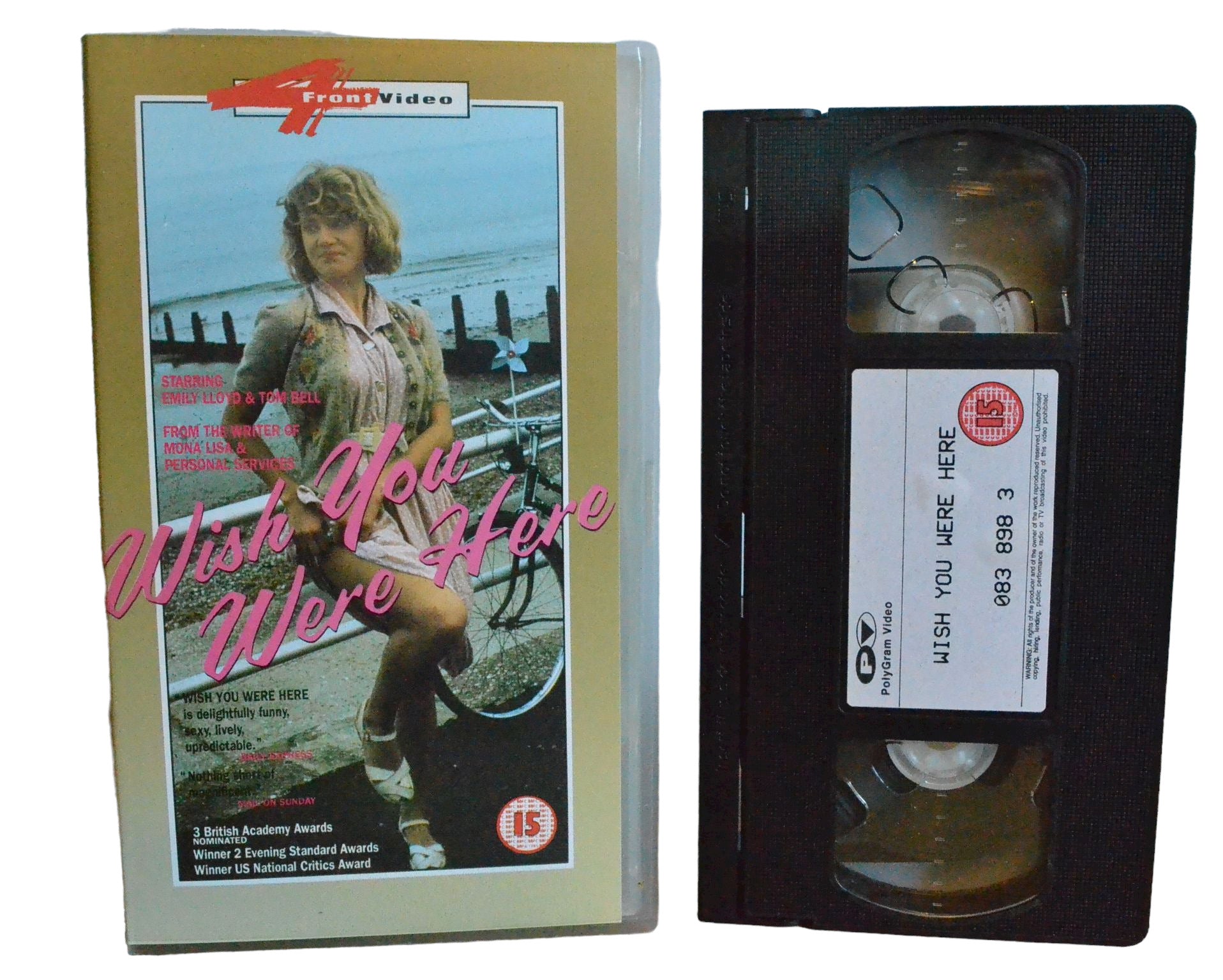 Wish You Were Here - Emily Lloyd & Tom Bell - Front Vedio - Comedy - Pal - VHS-