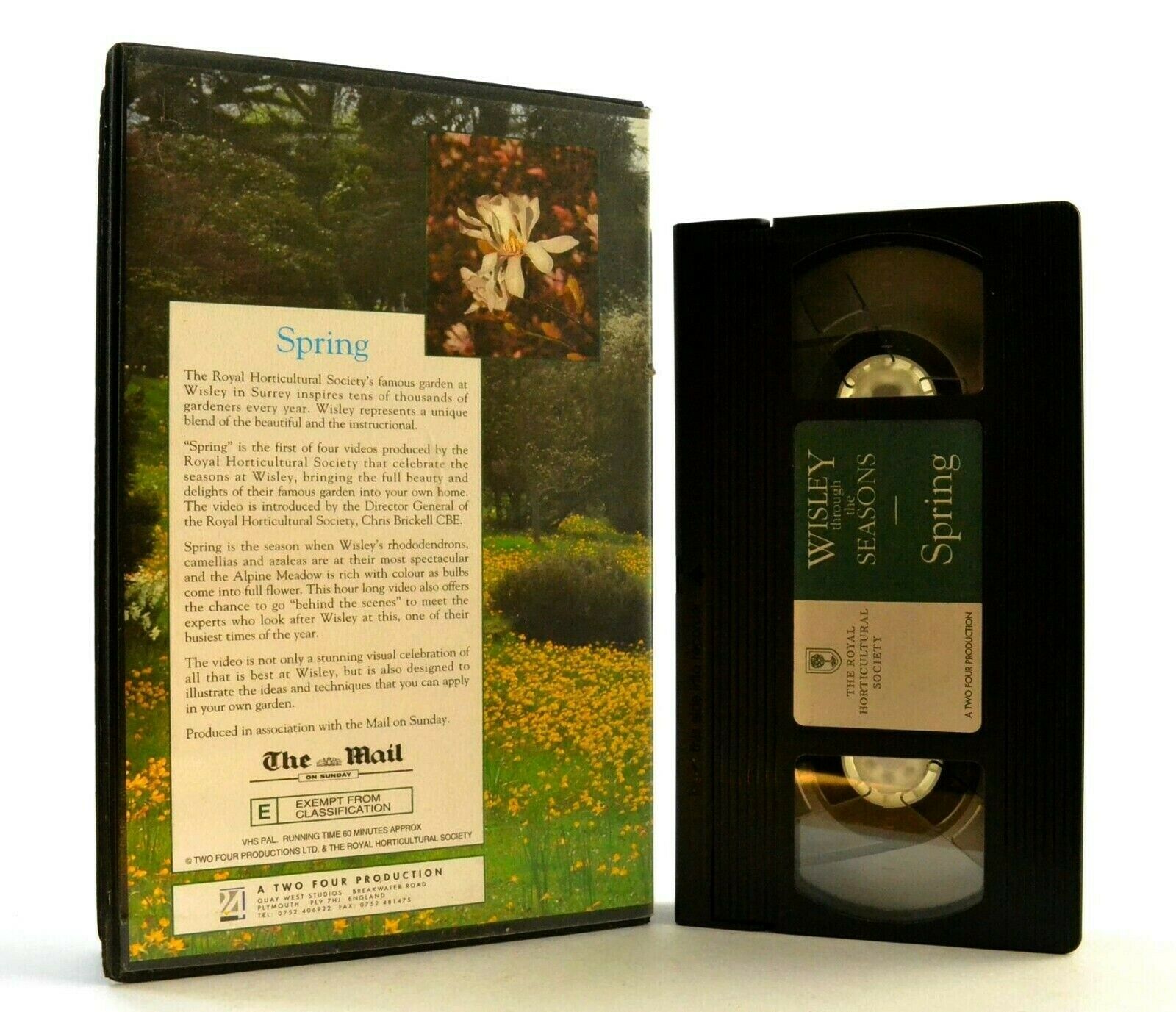 Wisley Through The Seasons: Spring - Large Box - Famous Garden - Pal VHS-