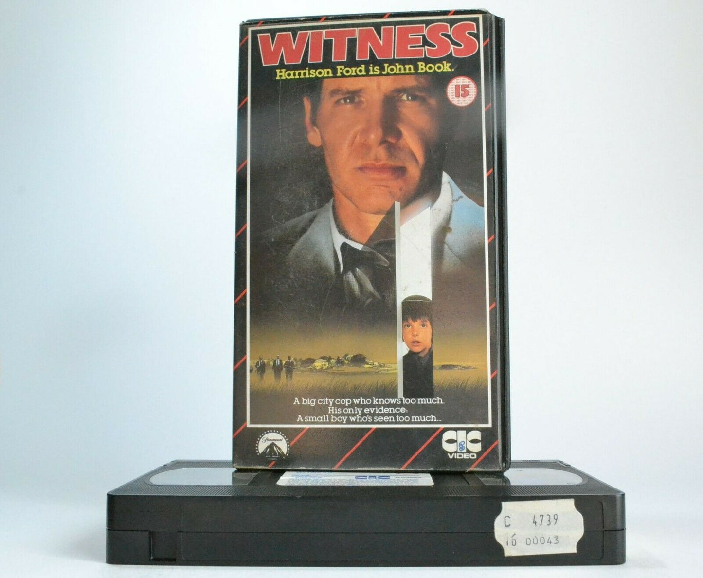 Witness (1985); [Peter Weir] - Neo-Noir Crime Thriller - Harrison Ford - Pal VHS-