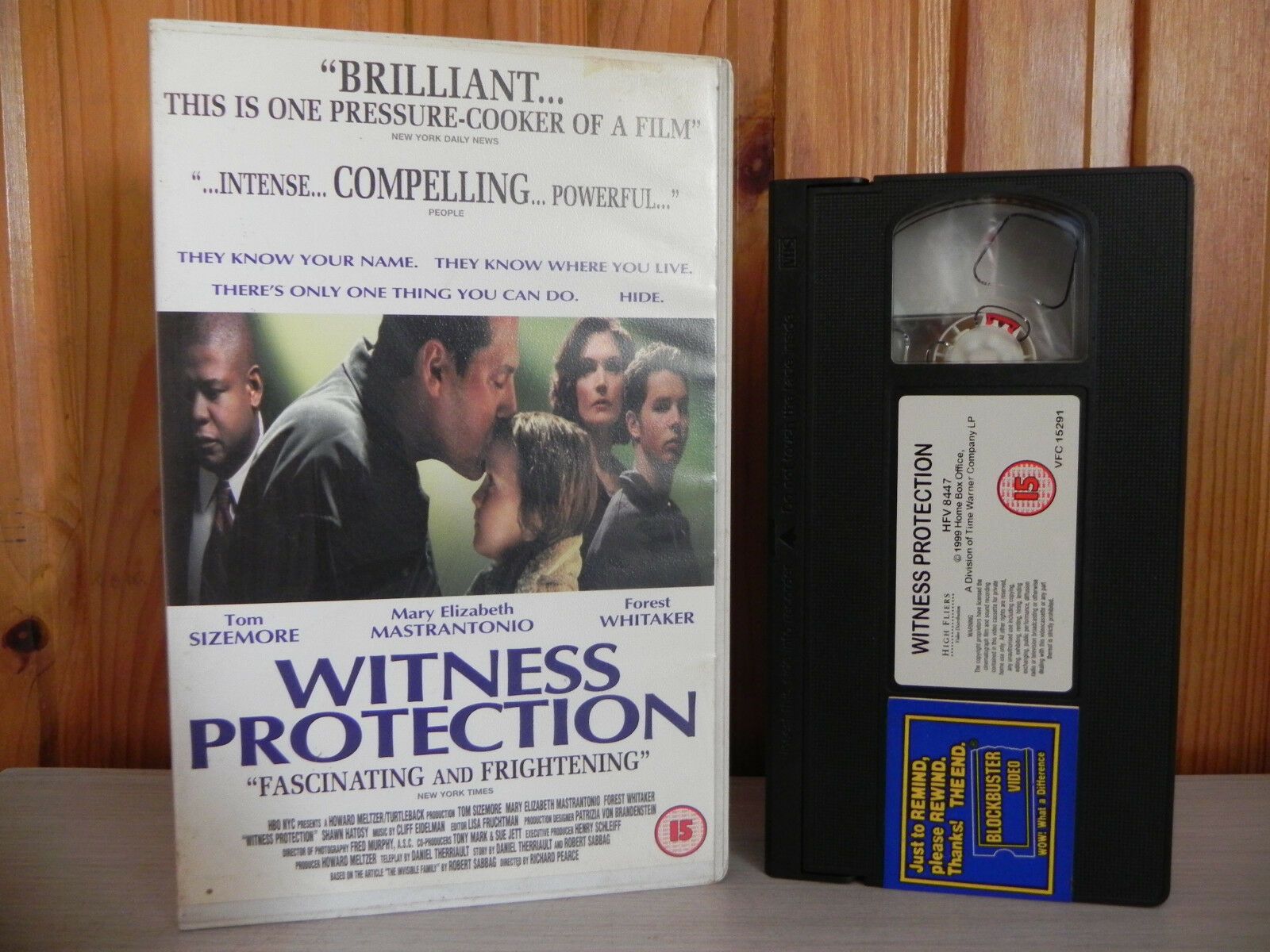 Witness Protection - Big Box - Forest Whitaker - Drama - High Fliers Video - VHS-