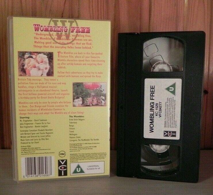 Wombling Free (1977): Film Adaption Of Children TV Series - Educational - VHS-