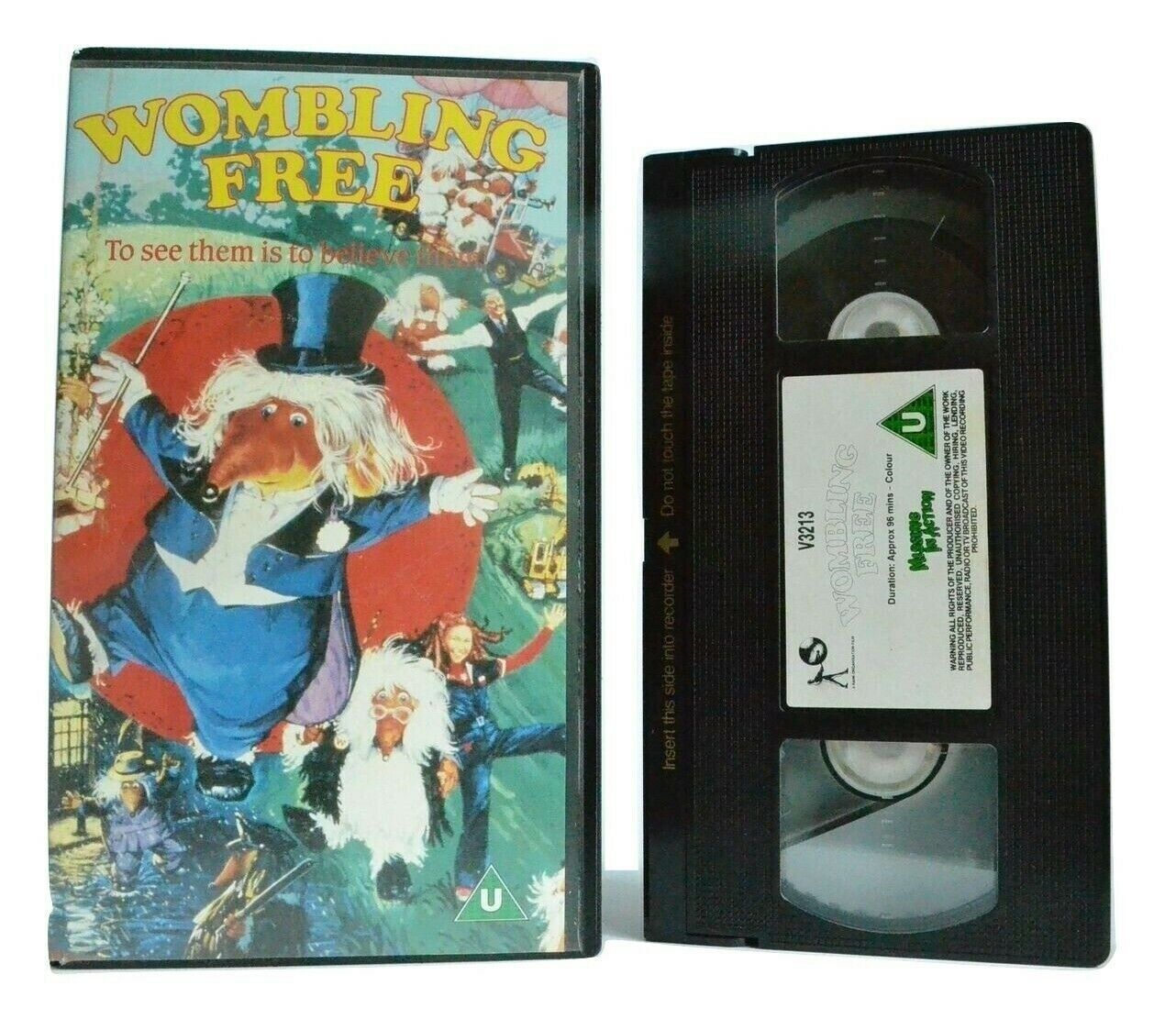 Wombling Free: By L.Jeffries (1977) - Children's BBC Series Adaption - Pal VHS-