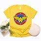 Wonder Female T-Shirt - Mother's Day Gift - Superhero Mama Tee-Yellow-XXXL-