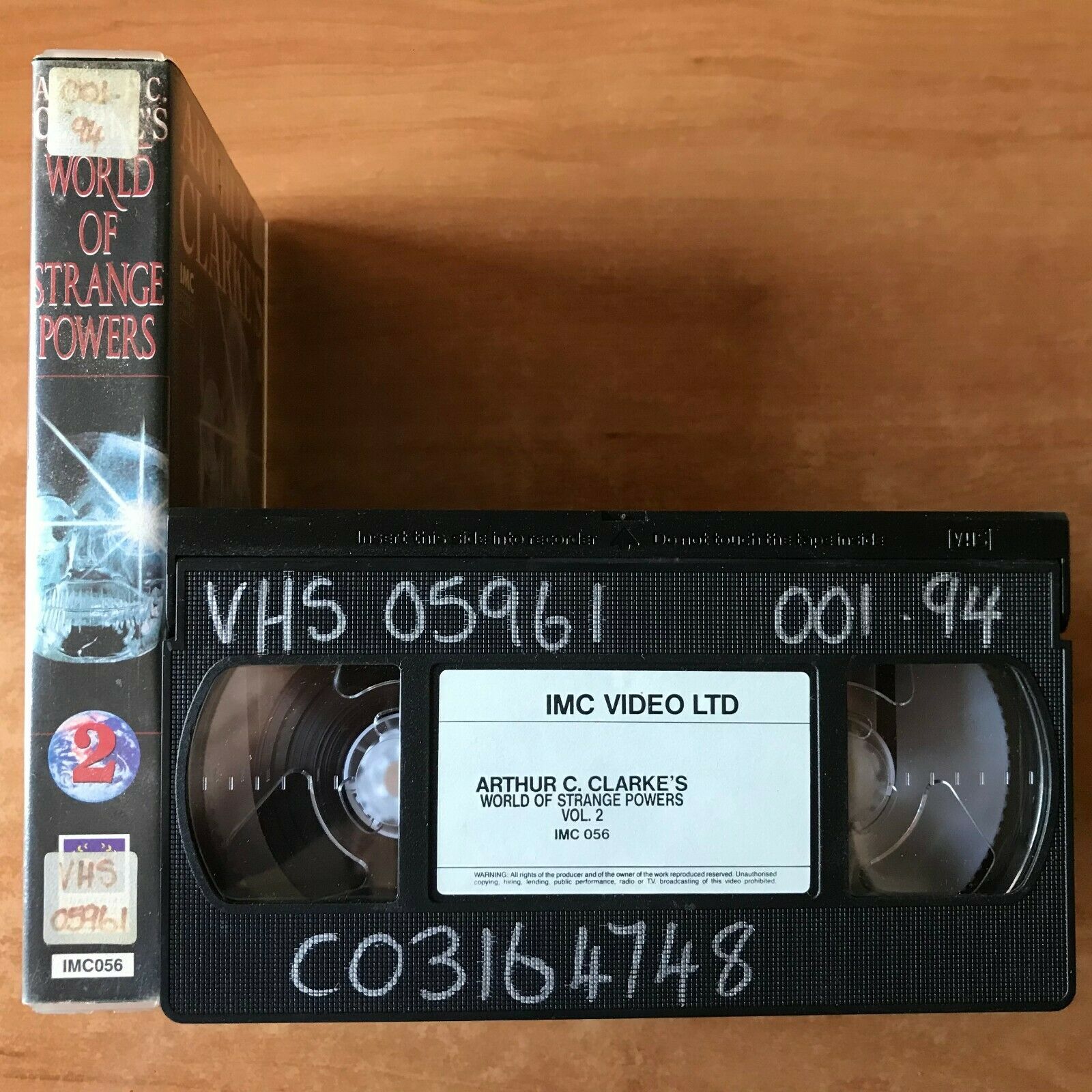 World Of Strange Powers; [Arthur C. Clarke] TV Series - Documentary - Pal VHS-