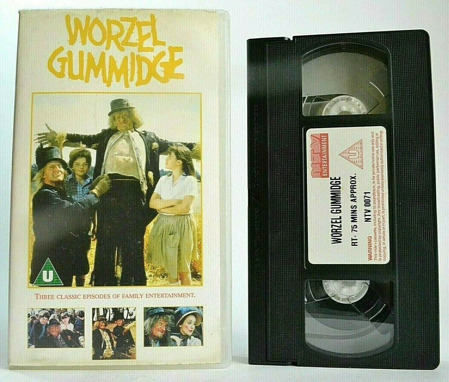 Worzel Gummide: Worzel's Washing Day -<Jon Pertwee>- Children's - Pal VHS-